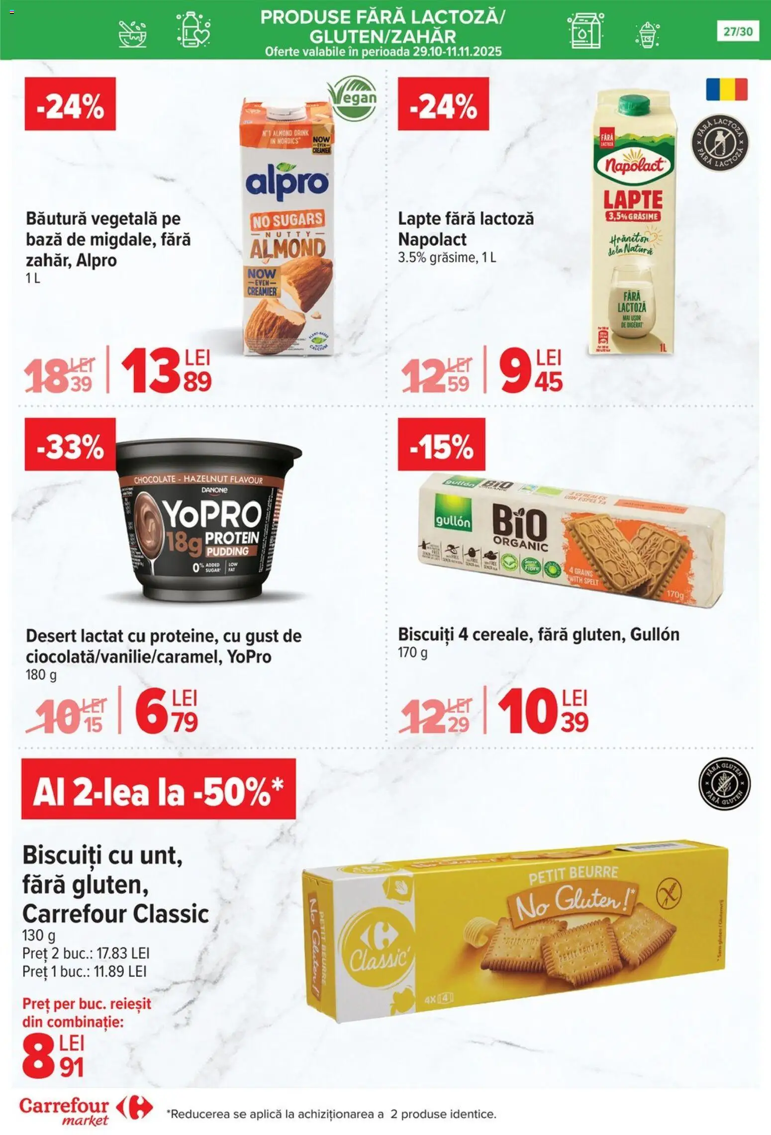Catalog Carrefour 5 - 10 Noiembrie 2025 | Pagina 27 | Produse: Lapte, Biscuiți