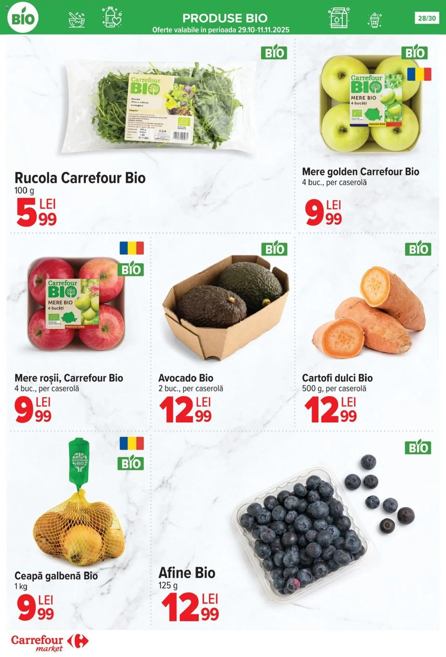 Catalog Carrefour 5 - 10 Noiembrie 2025 | Pagina 28 | Produse: Şerit ödül, Afine, Cartofi, Ceapă