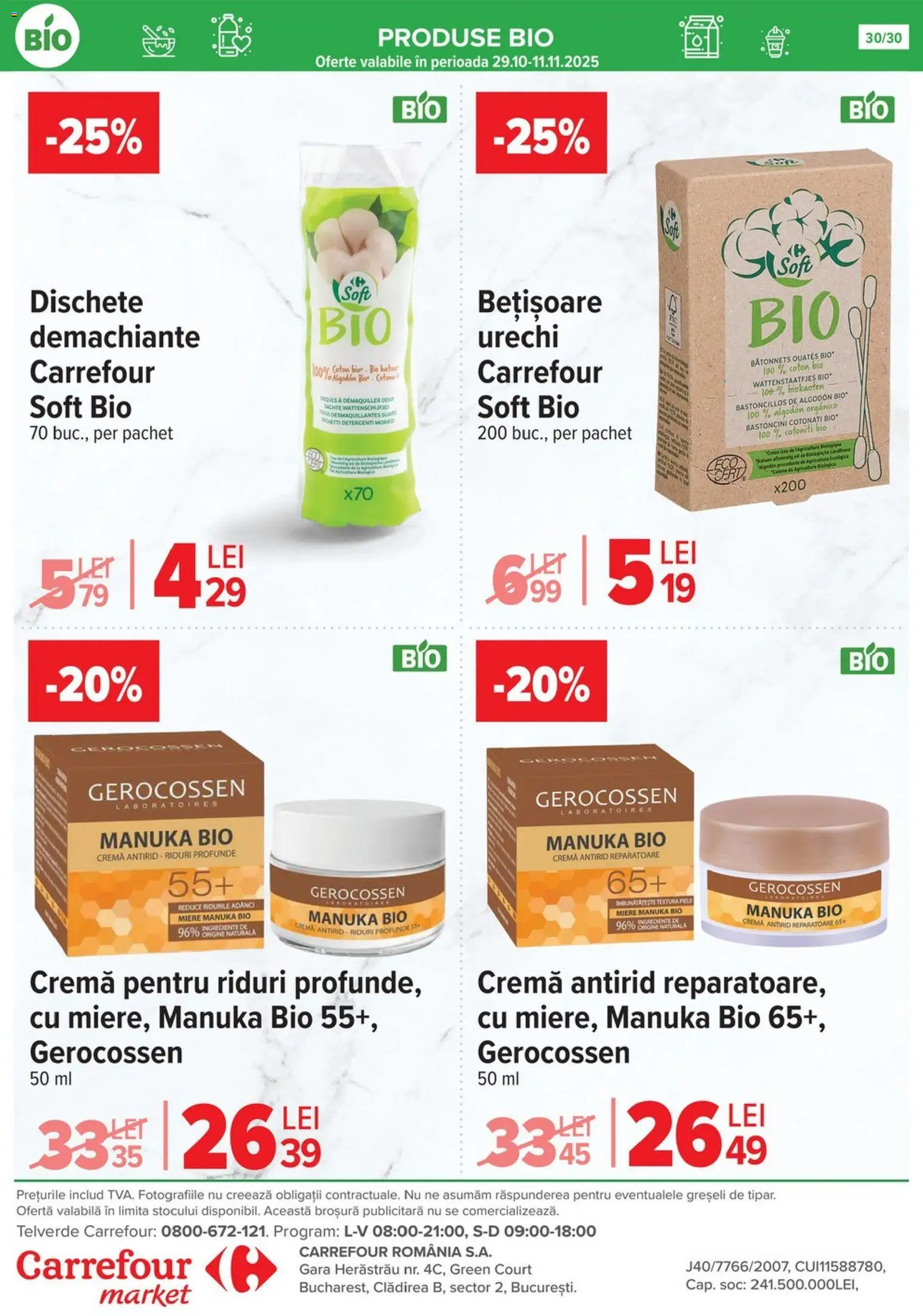 Catalog Carrefour 5 - 10 Noiembrie 2025 | Pagina 30 | Produse: Şerit ödül, Cremă