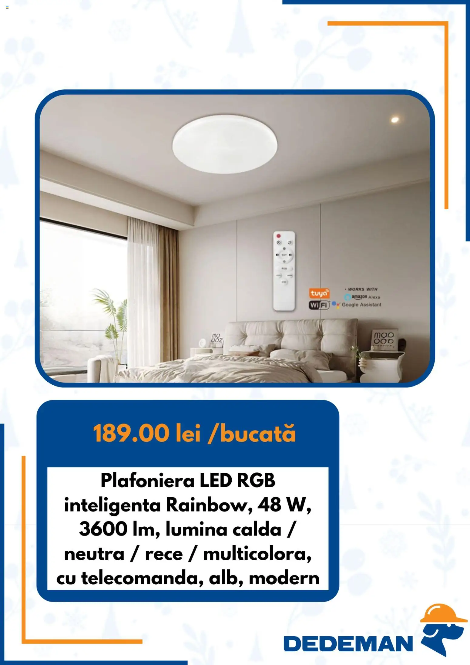 Catalog Dedeman 1 - 29 Noiembrie 2025 | Pagina 2 | Produse: Tavuk suyu, Plafonieră, Babak