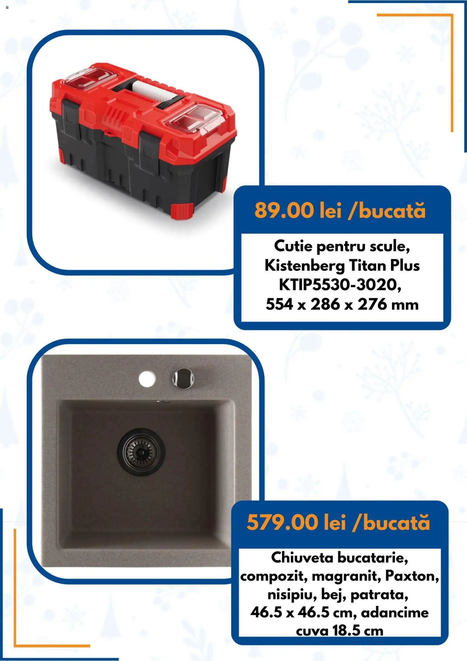 Catalog Dedeman 1 - 29 Noiembrie 2025 | Pagina 3 | Produse: Chiuvetă, Cutie