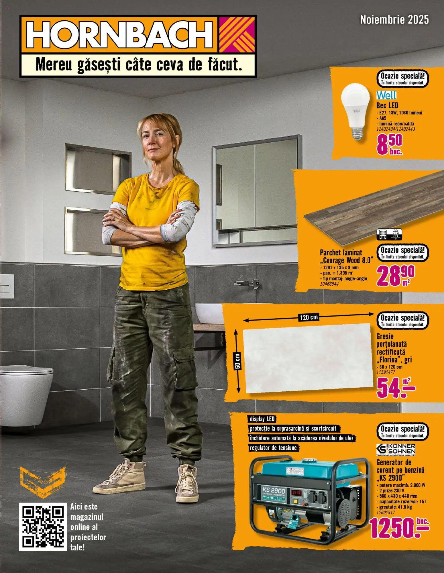 Catalog Hornbach 3 Noiembrie - 1 Decembrie 2025 | Pagina 1 | Produse: Prize, Gresie, Parchet, Ulei