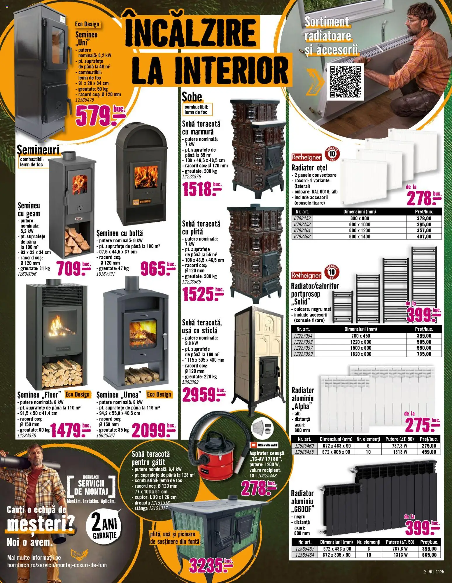Catalog Hornbach 3 Noiembrie - 1 Decembrie 2025 | Pagina 2 | Produse: Cuptor, Șemineu, Coș, Ușă