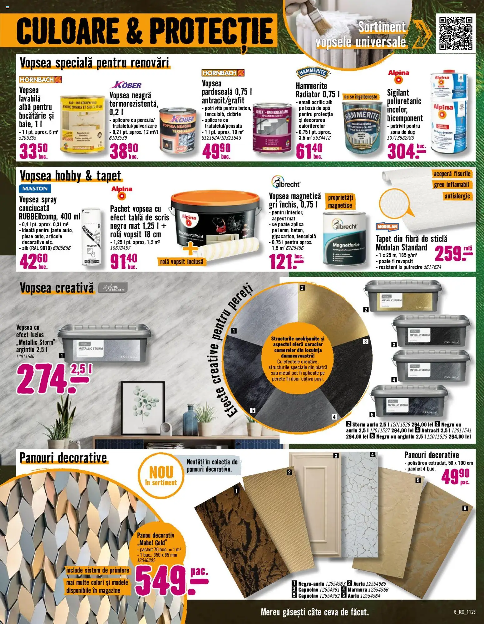 Catalog Hornbach 3 Noiembrie - 1 Decembrie 2025 | Pagina 6 | Produse: Tapet, Pardoseală, Türk kahvesi öğütme değirmeni, Polistiren
