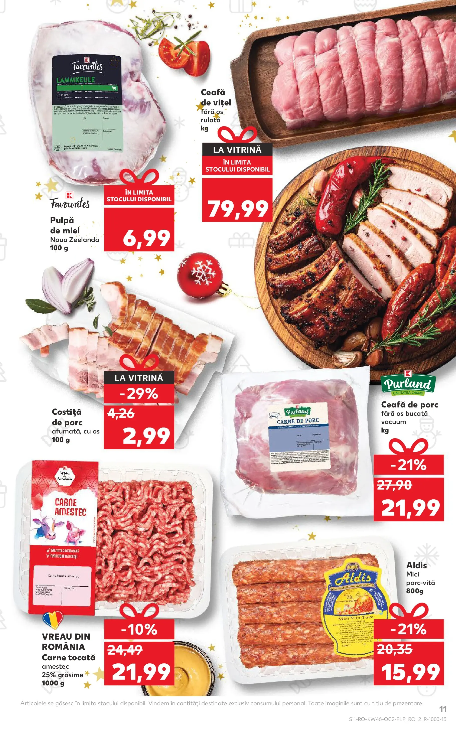 Catalog Kaufland 5 - 10 Noiembrie 2025 | Pagina 11 | Produse: Keçeli kalem, Vitrină, Mici, Carne De Porc