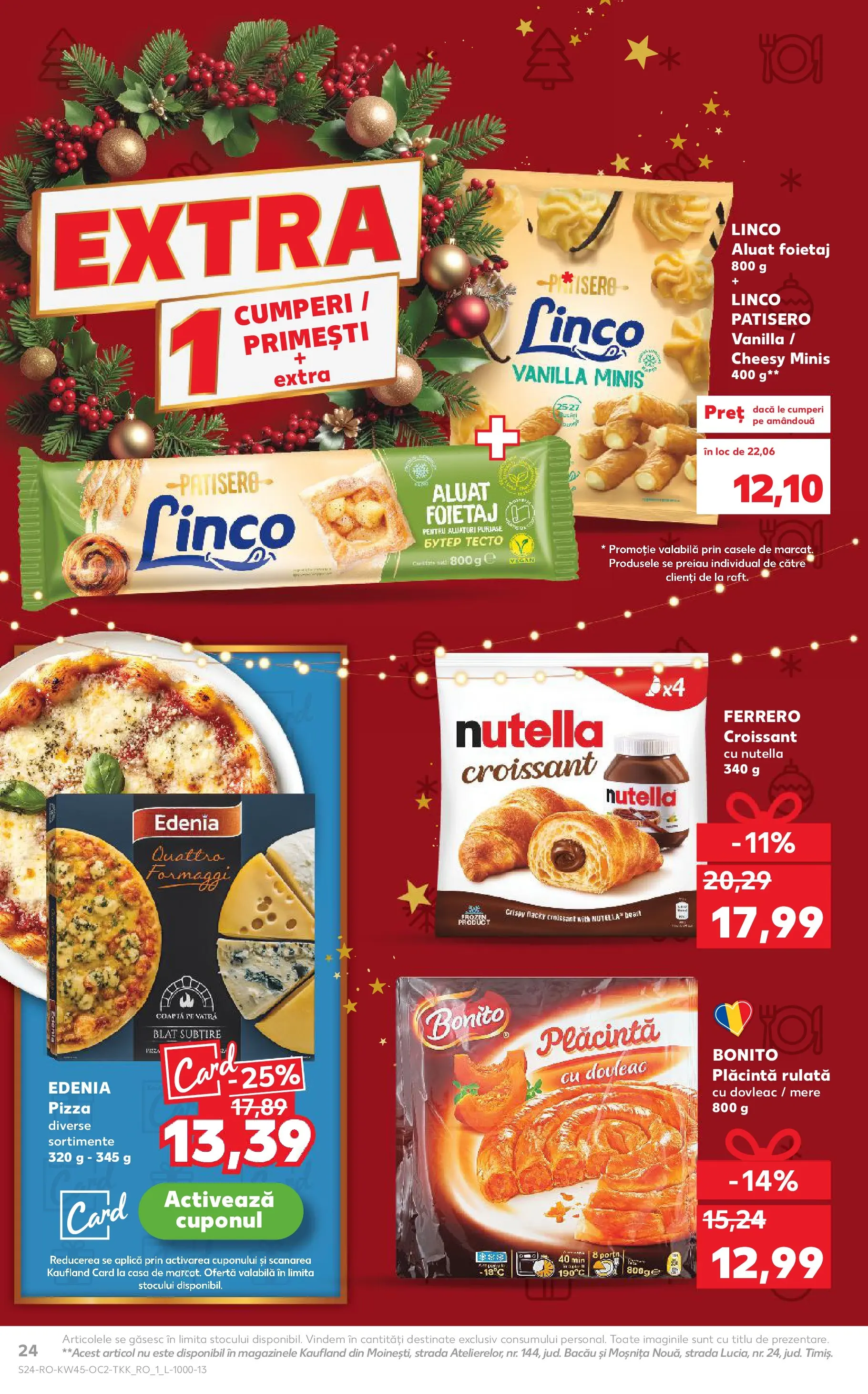 Catalog Kaufland 5 - 10 Noiembrie 2025 | Pagina 24 | Produse: Dovleac, Foietaj, Plăcintă, Pizza