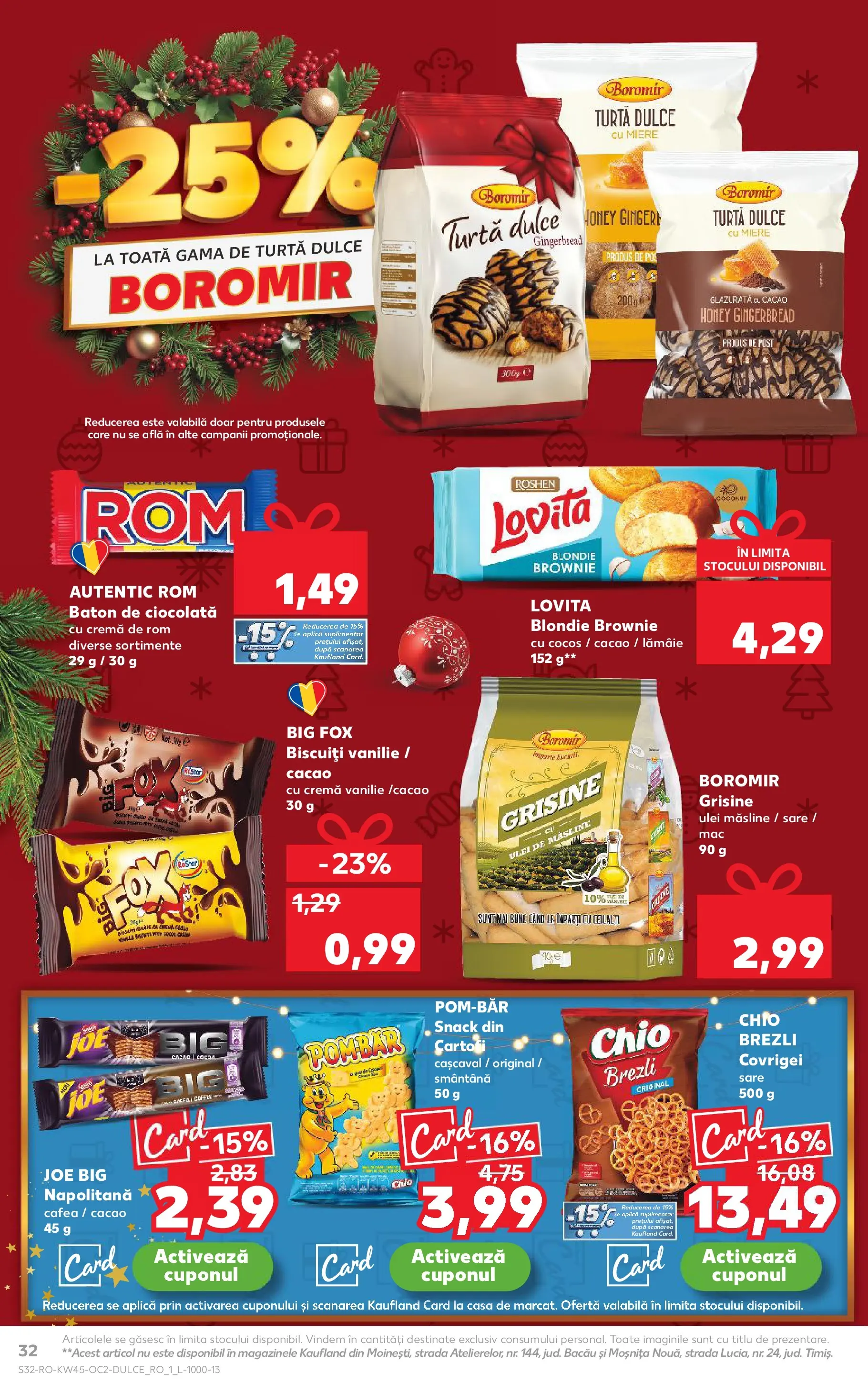 Catalog Kaufland 5 - 10 Noiembrie 2025 | Pagina 32 | Produse: Cafea, Smântână, Biscuiți, Lămâie