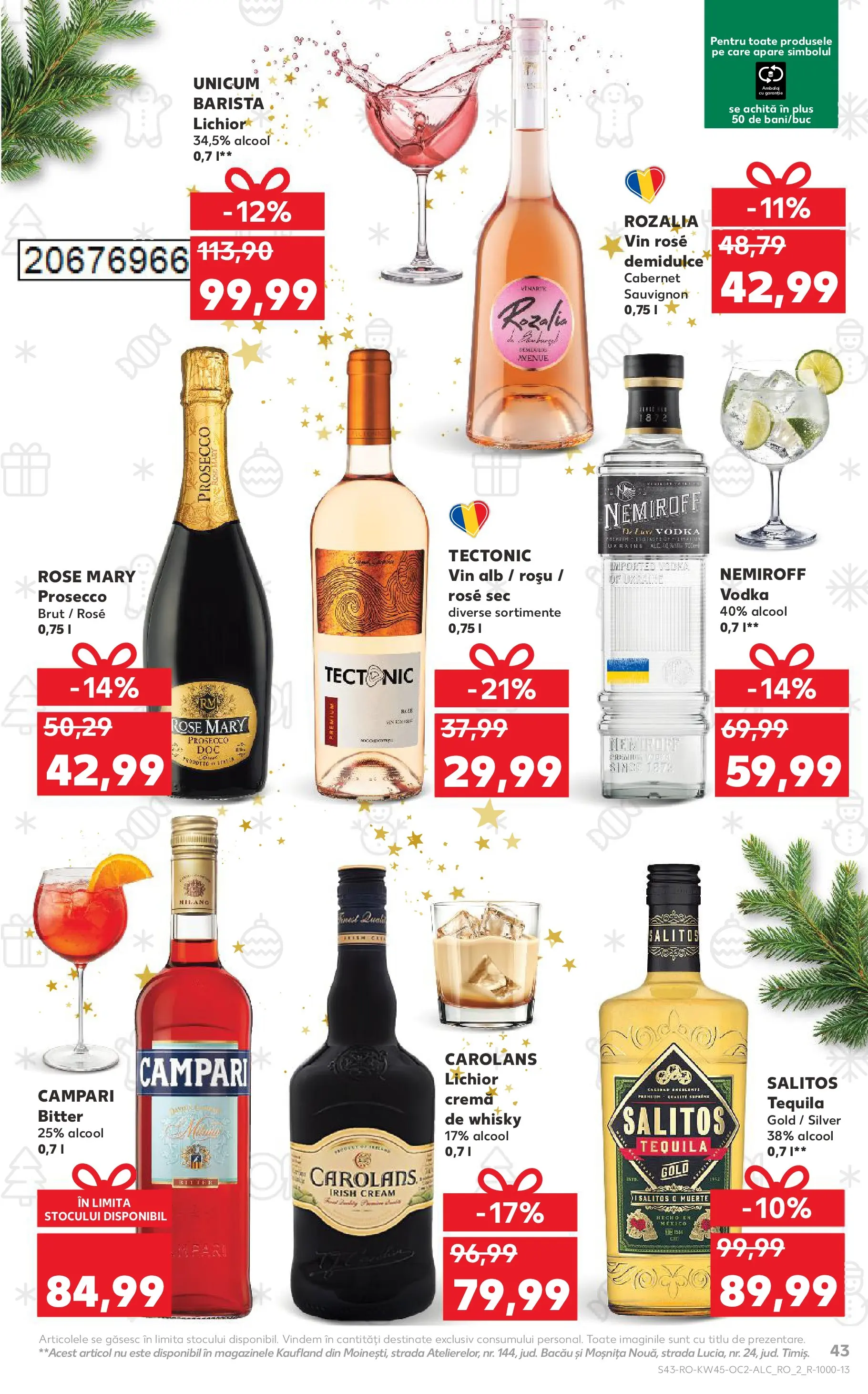 Catalog Kaufland 5 - 10 Noiembrie 2025 | Pagina 43 | Produse: Lichior, Prosecco, Vin, Vodka