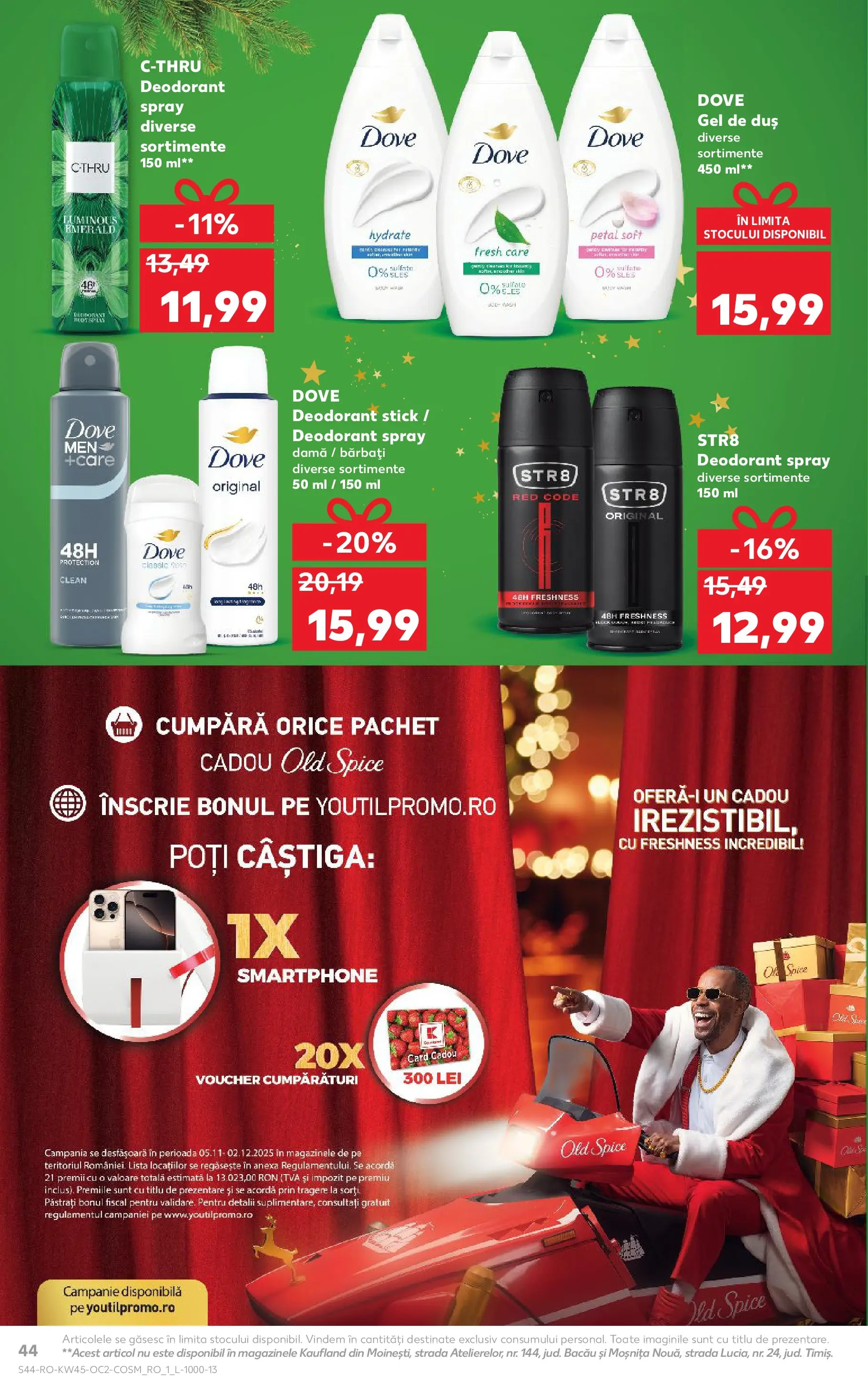 Catalog Kaufland 5 - 10 Noiembrie 2025 | Pagina 44 | Produse: Kısırlaştırılmış Kedi Maması, Smartphone, Duș, Gel de duș