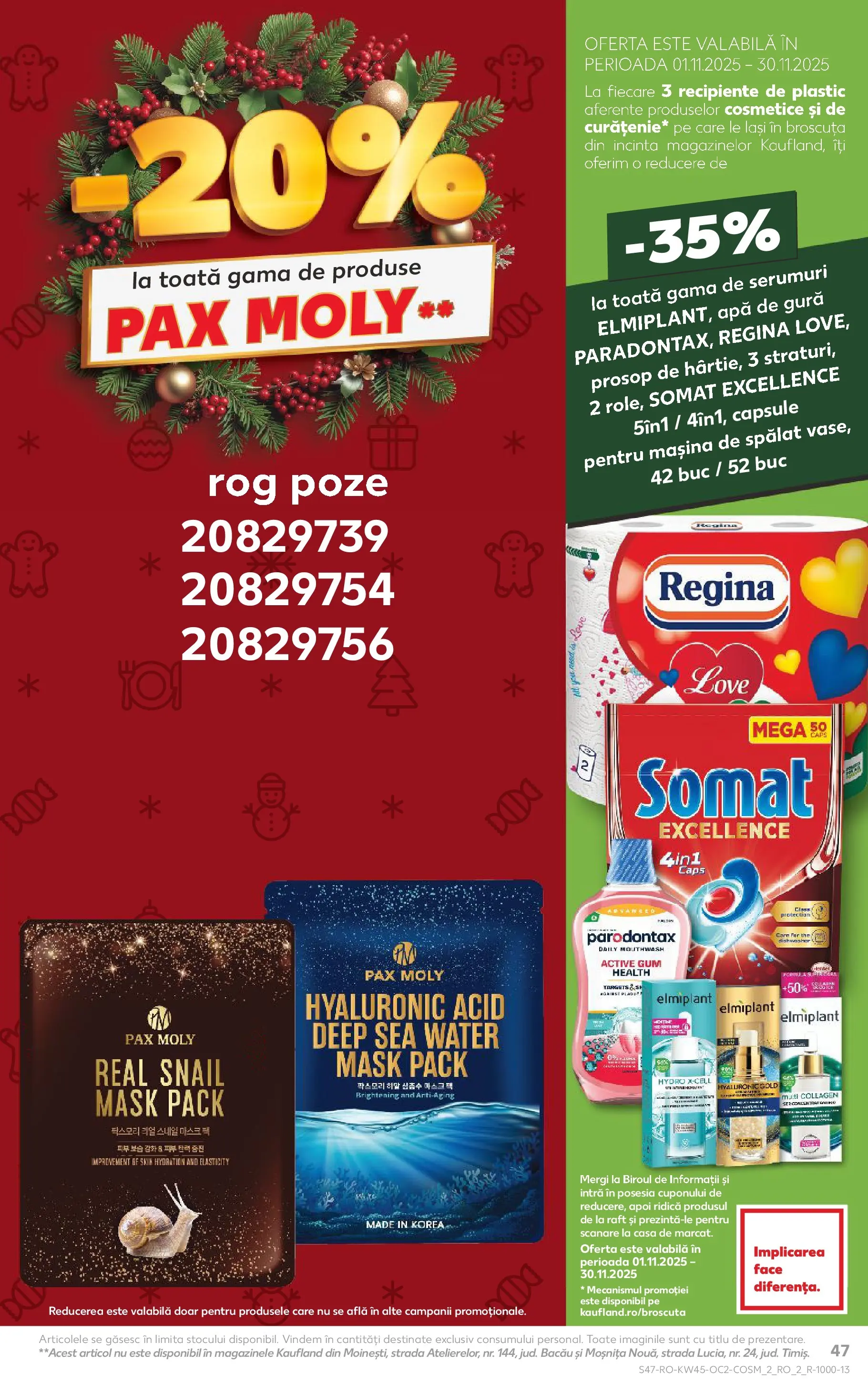 Catalog Kaufland 5 - 10 Noiembrie 2025 | Pagina 47 | Produse: Role, Apă de gură, Capsule pentru mașina de spălat, Apă