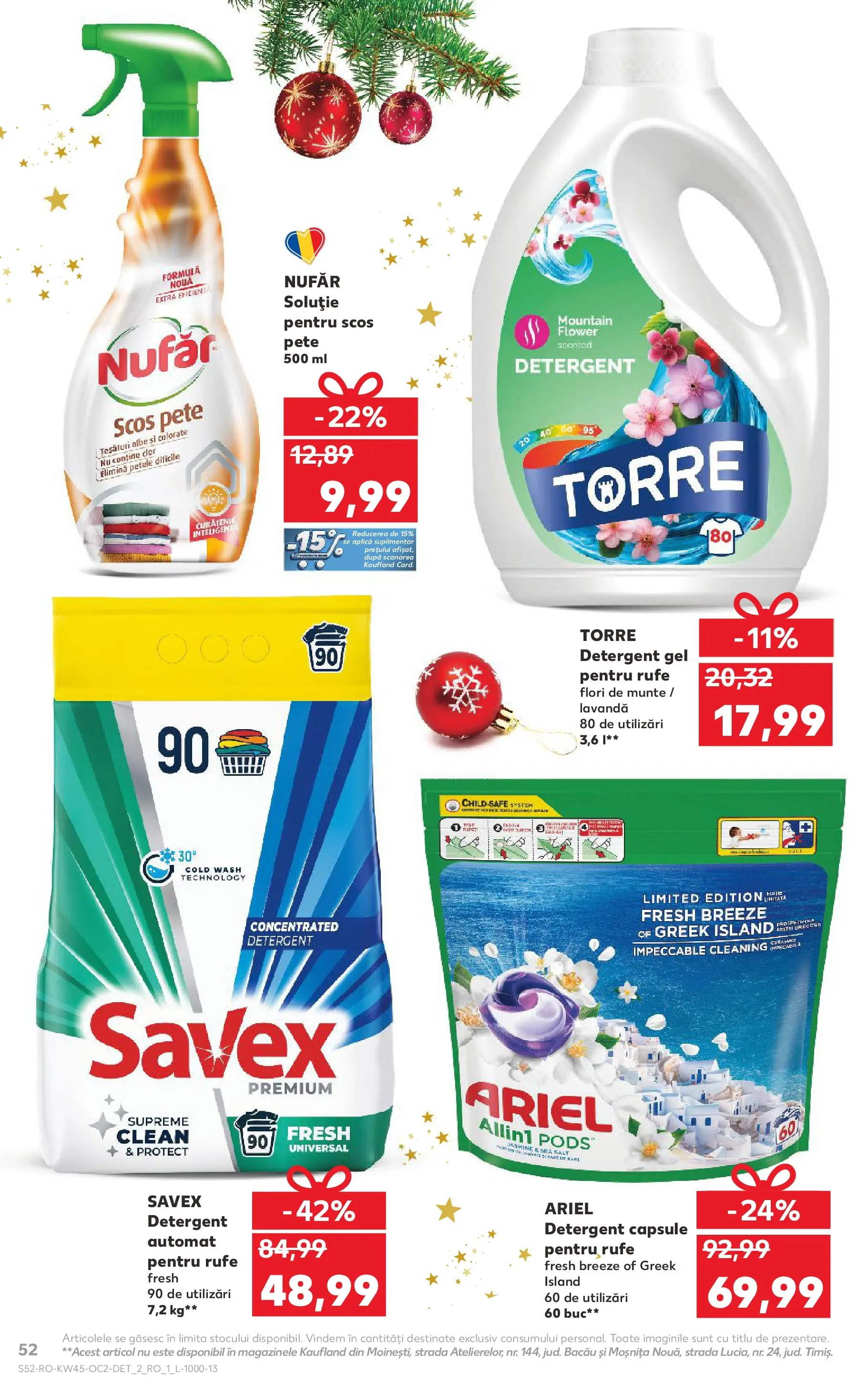 Catalog Kaufland 5 - 10 Noiembrie 2025 | Pagina 52 | Produse: Pomelo, Kedi Ödül Oyuncakları, Detergent