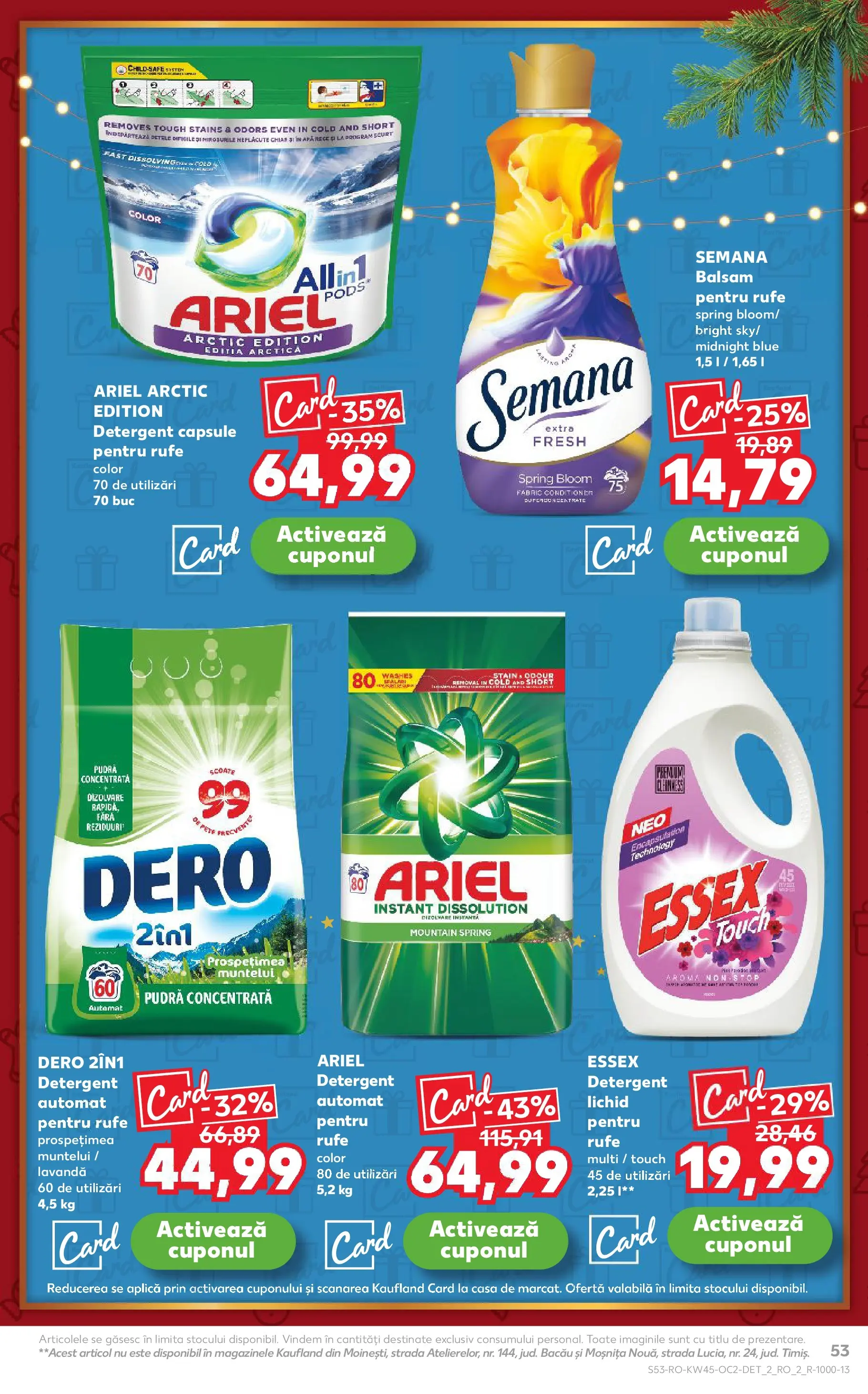 Catalog Kaufland 5 - 10 Noiembrie 2025 | Pagina 53 | Produse: Kedi Ödül Oyuncakları, Balsam, Yorgan, Detergent