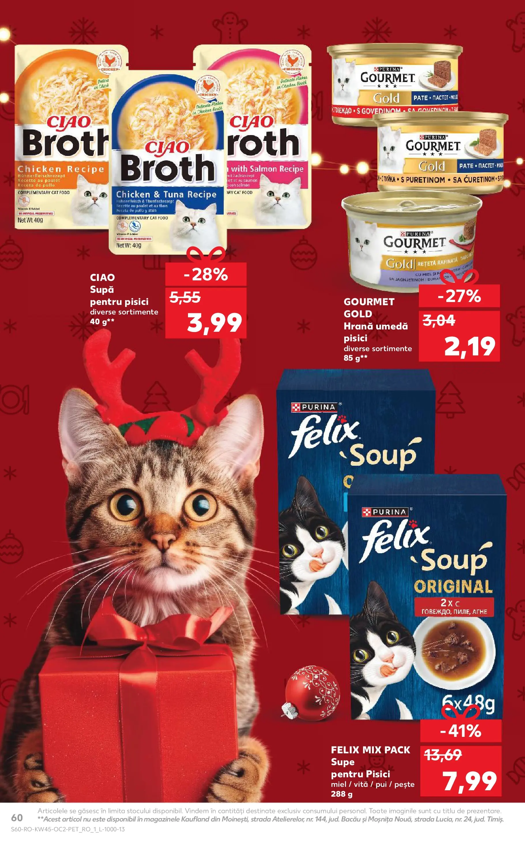 Catalog Kaufland 5 - 10 Noiembrie 2025 | Pagina 60 | Produse: Hacıyatmaz Kedi Oyuncağı, Pate, Pește