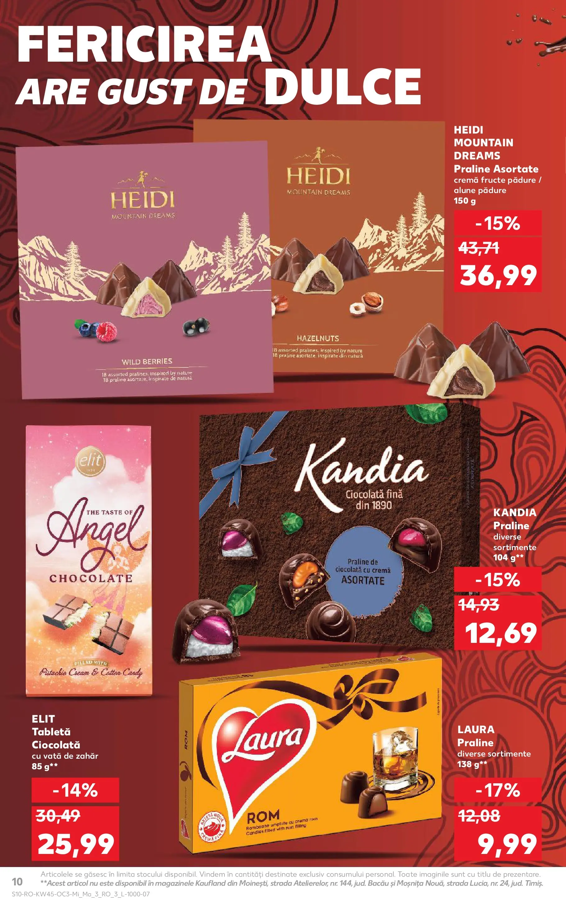 Catalog Kaufland 5 - 10 Noiembrie 2025 | Pagina 10 | Produse: Alune, Ciocolată, Rom, Fructe