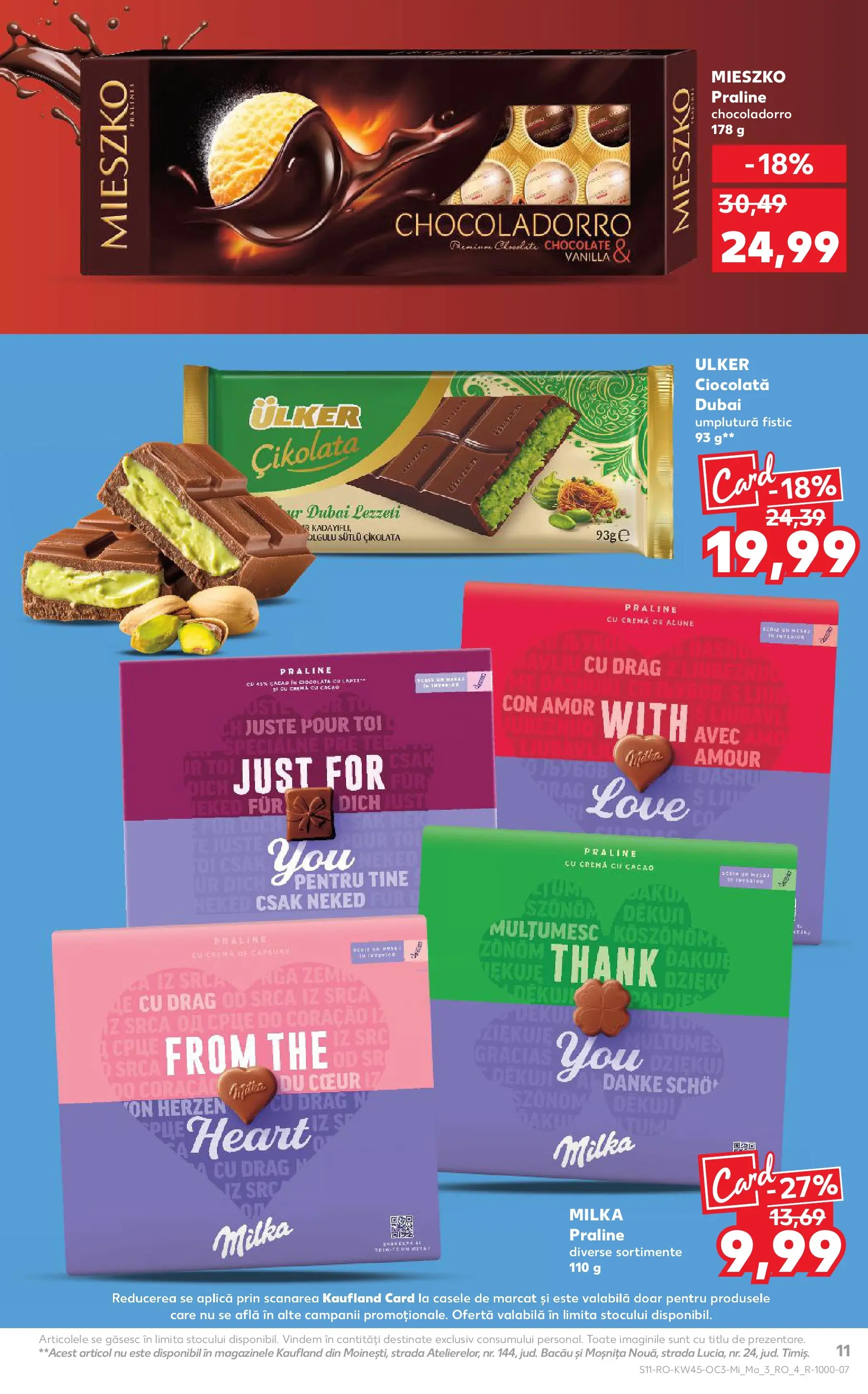 Catalog Kaufland 5 - 10 Noiembrie 2025 | Pagina 11 | Produse: Alune, Praline, Ciocolată, Cacao