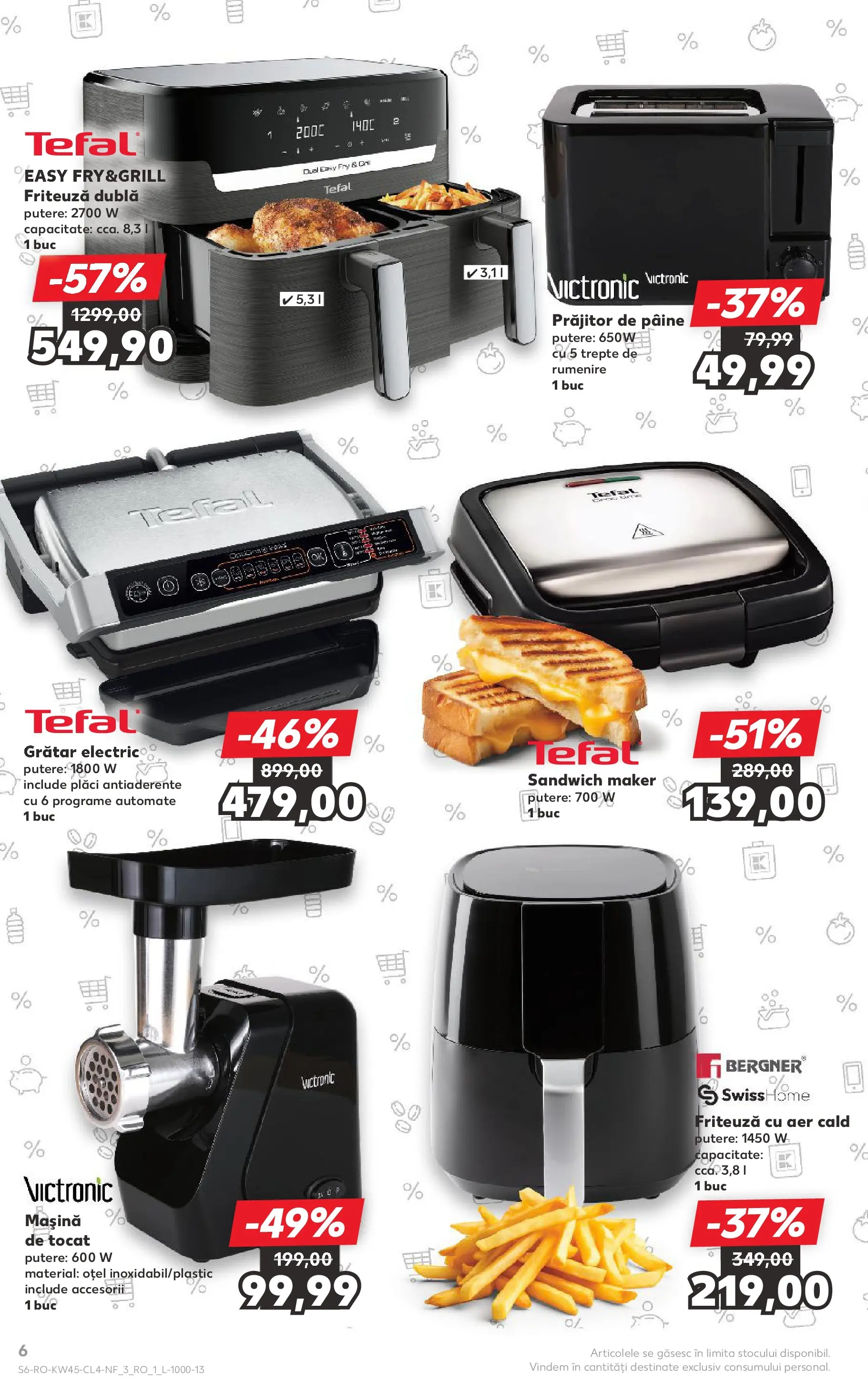 Catalog Kaufland 5 - 10 Noiembrie 2025 | Pagina 6 | Produse: Mașină de tocat, Ginseng, Toaster, Pâine