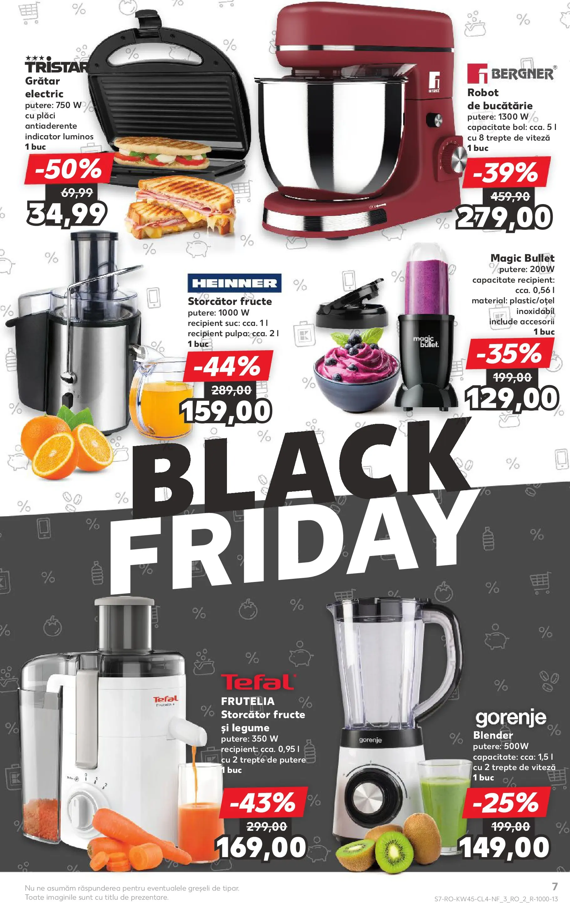 Catalog Kaufland 5 - 10 Noiembrie 2025 | Pagina 7 | Produse: Robot, Storcător, Bol, Legume