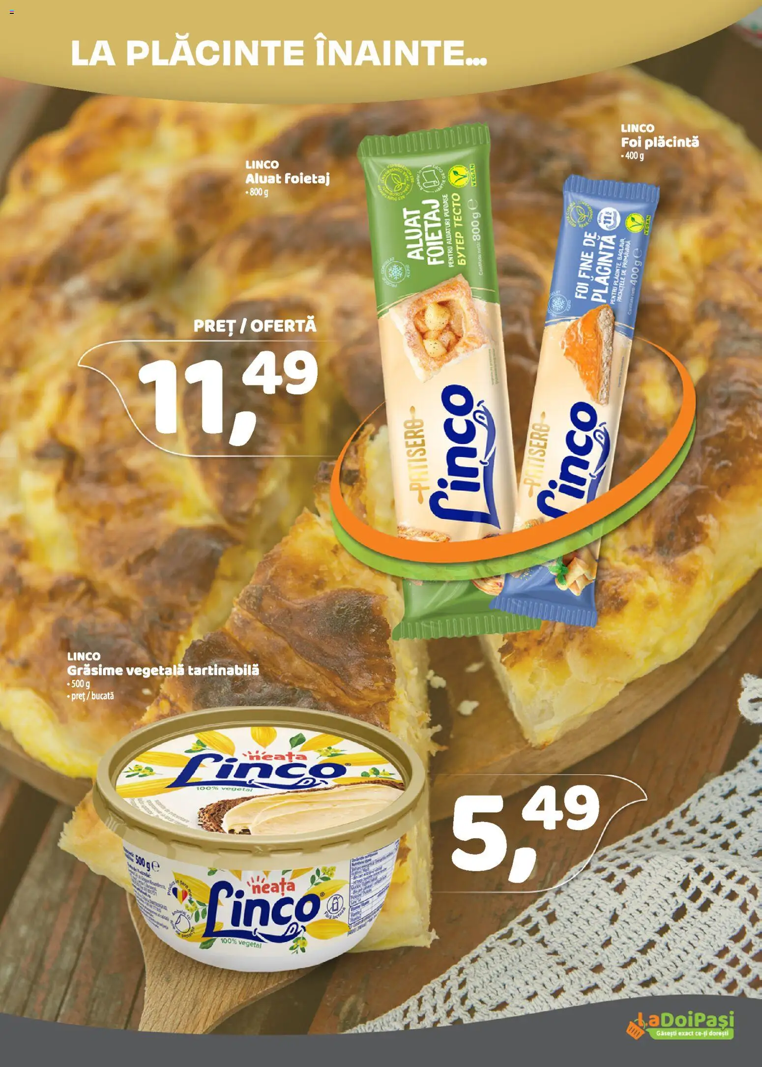 Catalog La Doi Pași 1 - 29 Noiembrie 2025 | Pagina 4 | Produse: Foietaj, Aluat, Plăcintă