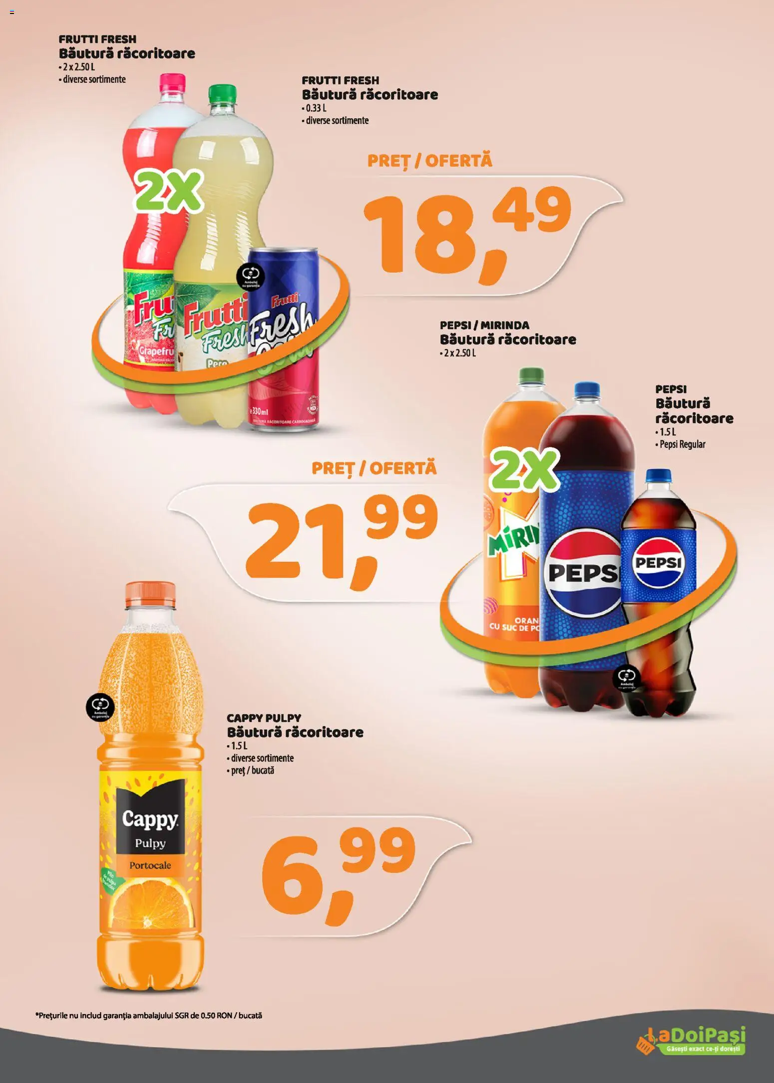 Catalog La Doi Pași 1 - 29 Noiembrie 2025 | Pagina 8 | Produse: Suc, Portocale