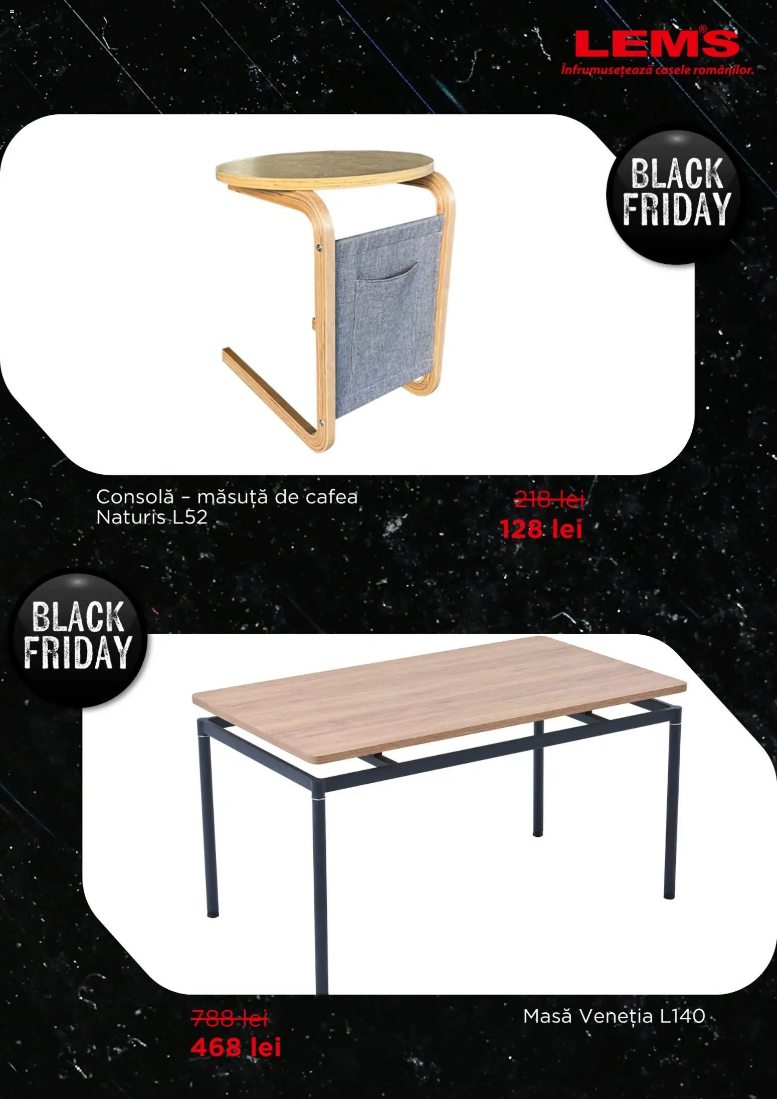 Catalog LEMS 5 - 20 Noiembrie 2025 | Pagina 4 | Produse: Masă, Măsuță de cafea, Cafea