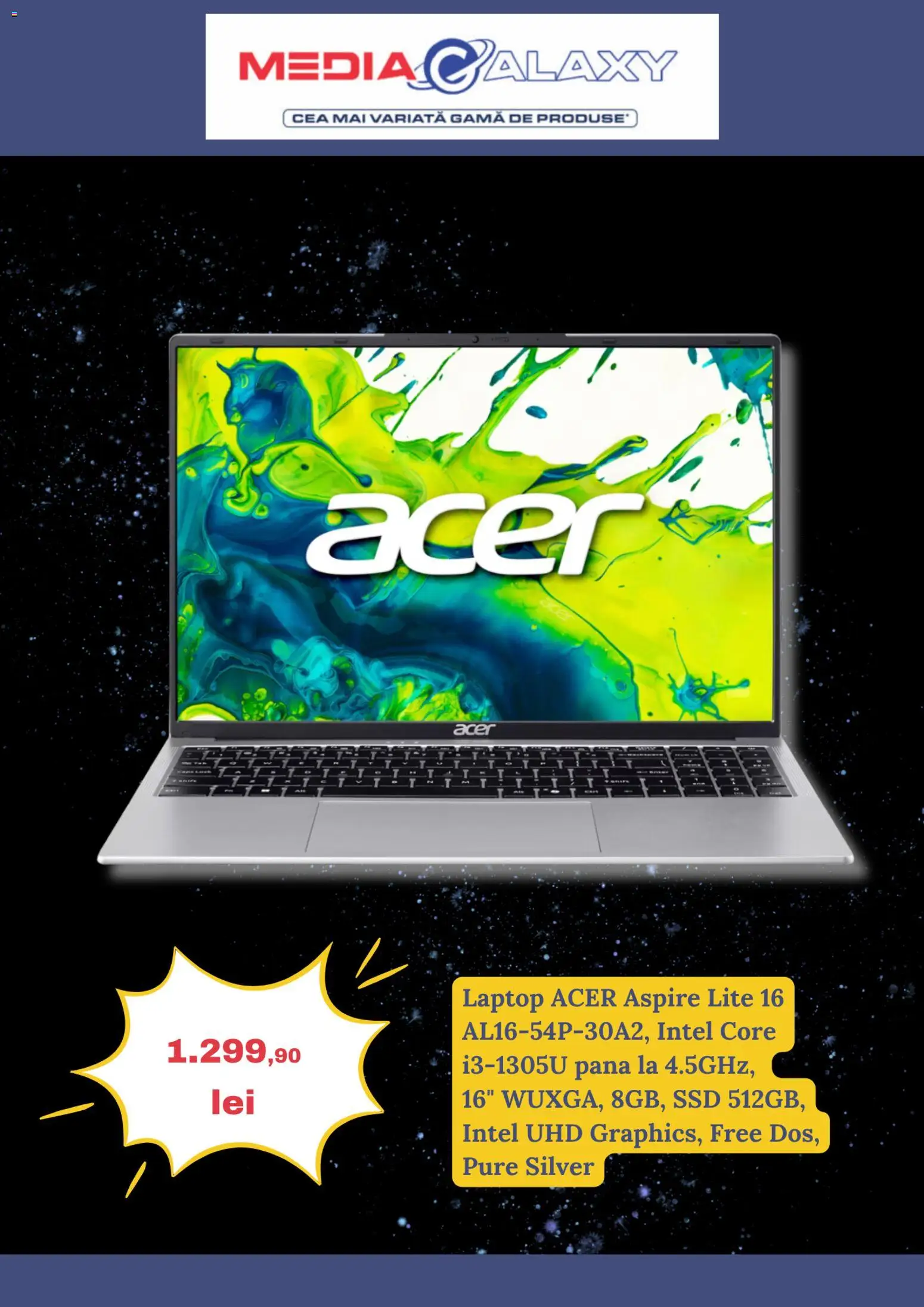 Catalog Media Galaxy 30 Octombrie - 4 Noiembrie 2025 | Pagina 3 | Produse: Laptop