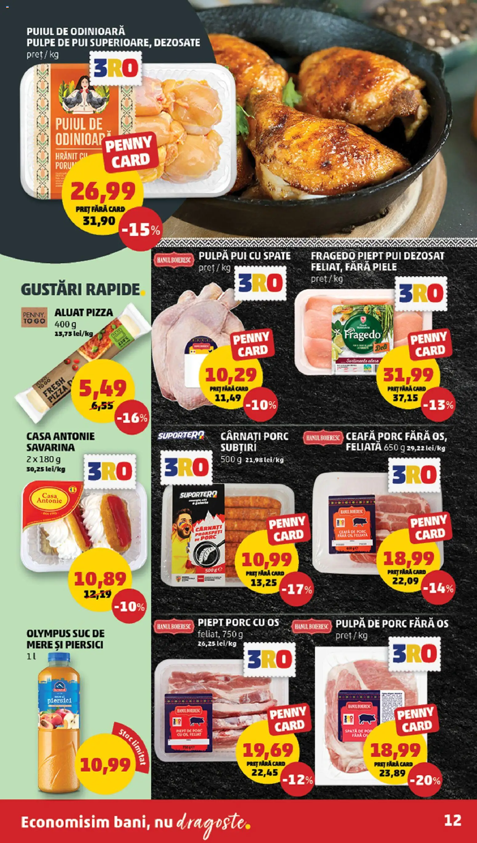 Catalog PENNY Market 5 - 10 Noiembrie 2025 | Pagina 12 | Produse: Hacıyatmaz Kedi Oyuncağı, Pizza, Mere, Cârnați