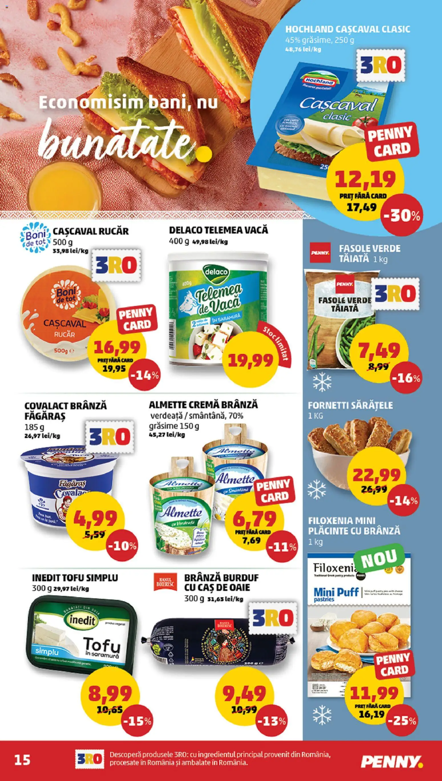 Catalog PENNY Market 5 - 10 Noiembrie 2025 | Pagina 15 | Produse: Cașcaval, Cremă, Fasole verde, Verdeață