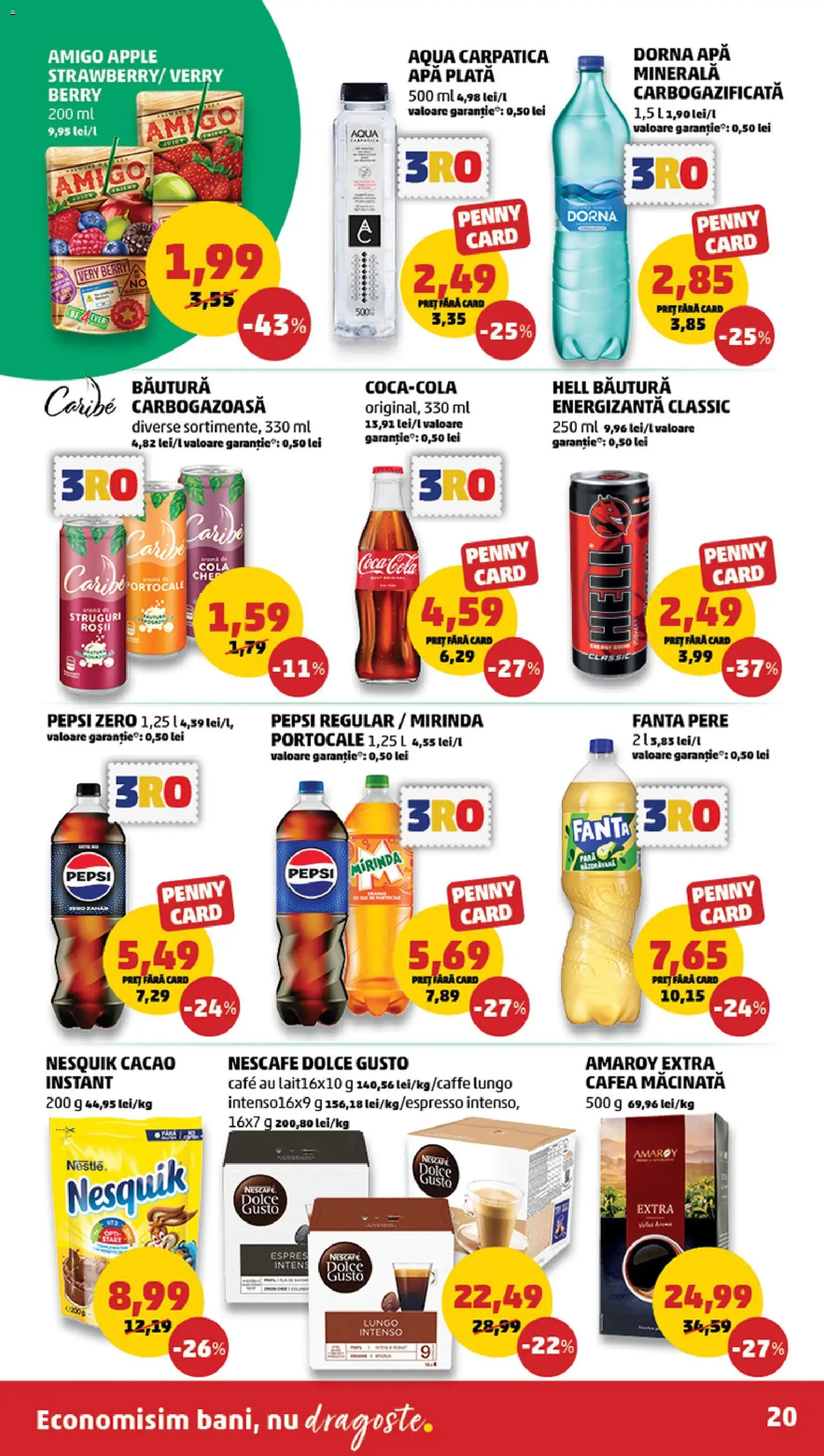 Catalog PENNY Market 5 - 10 Noiembrie 2025 | Pagina 20 | Produse: Amerikan servis, Apple, Băutură energizantă, Cacao