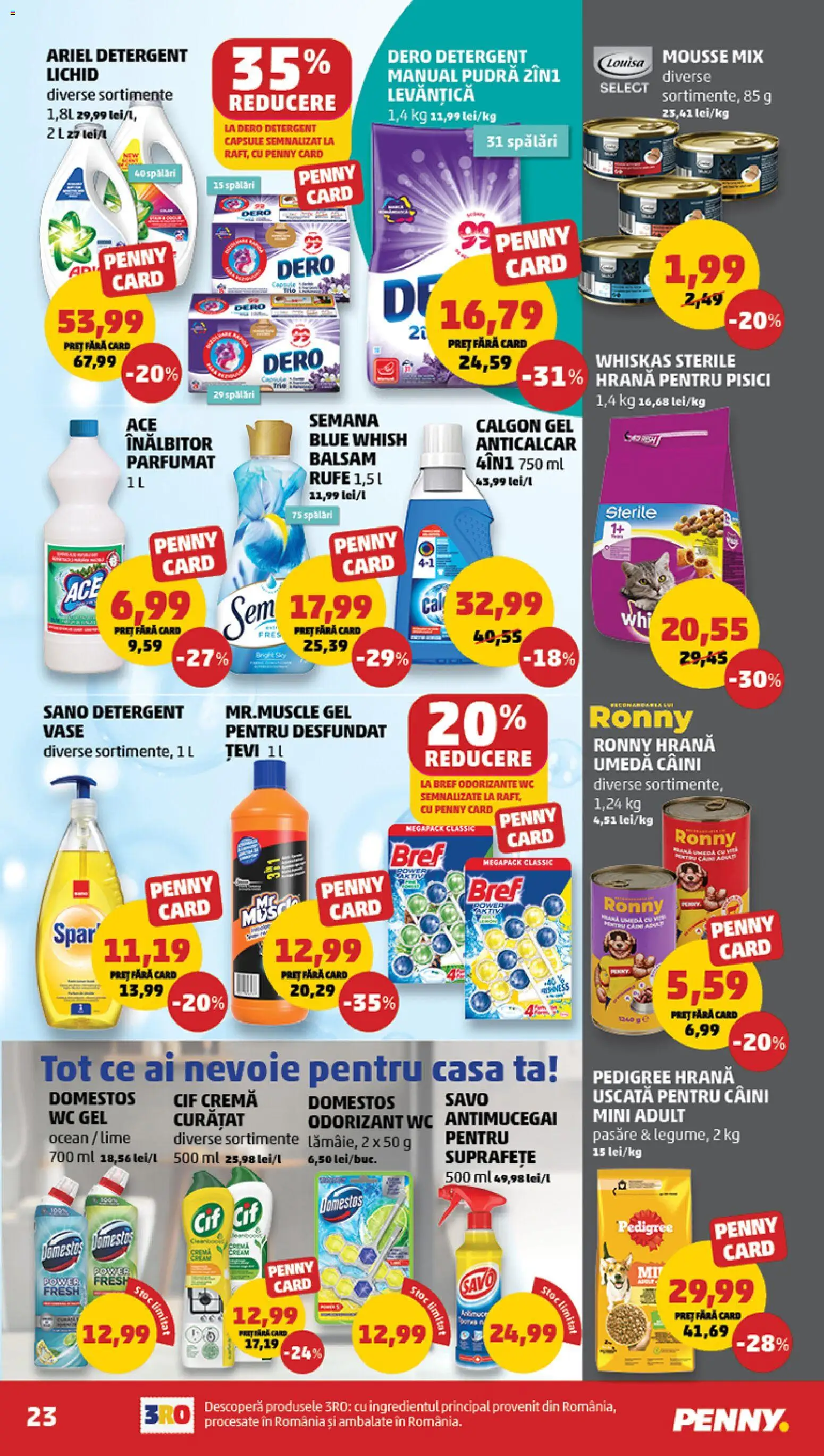 Catalog PENNY Market 5 - 10 Noiembrie 2025 | Pagina 23 | Produse: Lime, Pudră, Cremă, Detergent