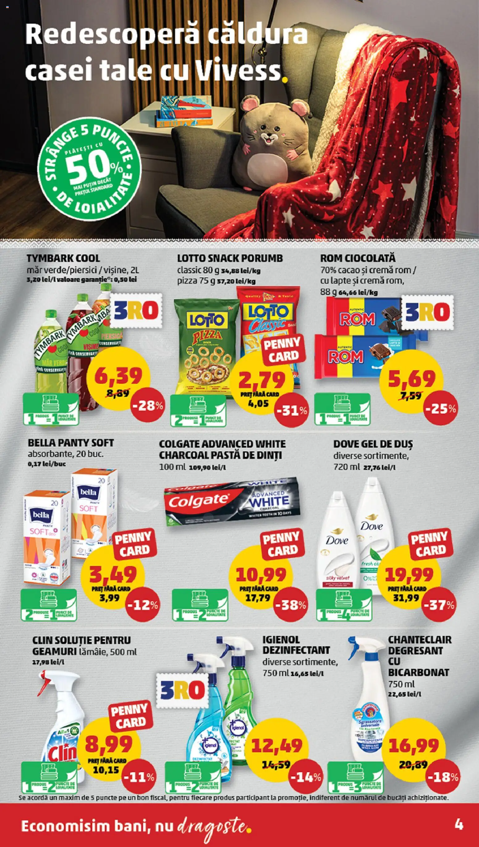 Catalog PENNY Market 5 - 10 Noiembrie 2025 | Pagina 4 | Produse: Lapte, Gel de duș, Rom, Porumb