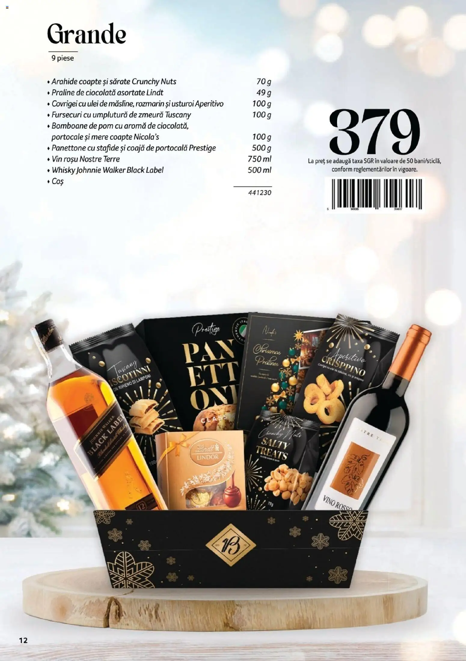 Catalog Selgros 7 Noiembrie - 30 Decembrie 2025 | Pagina 12 | Produse: Coș, Covrigei, Praline, Vin