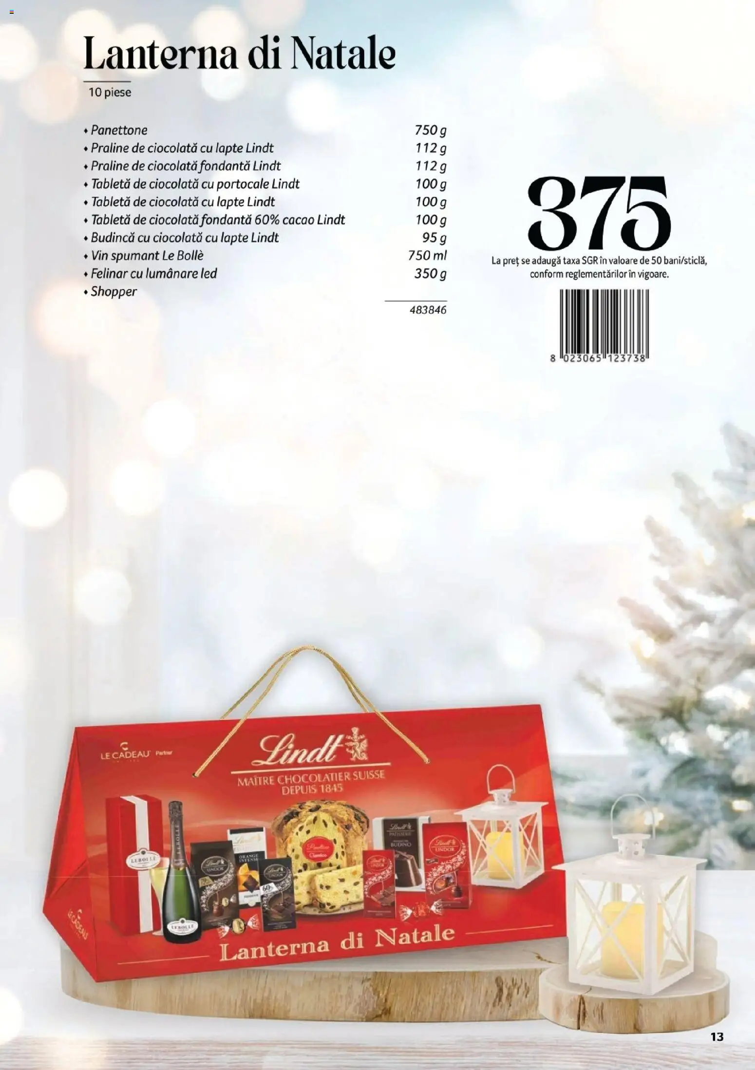Catalog Selgros 7 Noiembrie - 30 Decembrie 2025 | Pagina 13 | Produse: Felinar, Lapte, Ciocolată, Vin