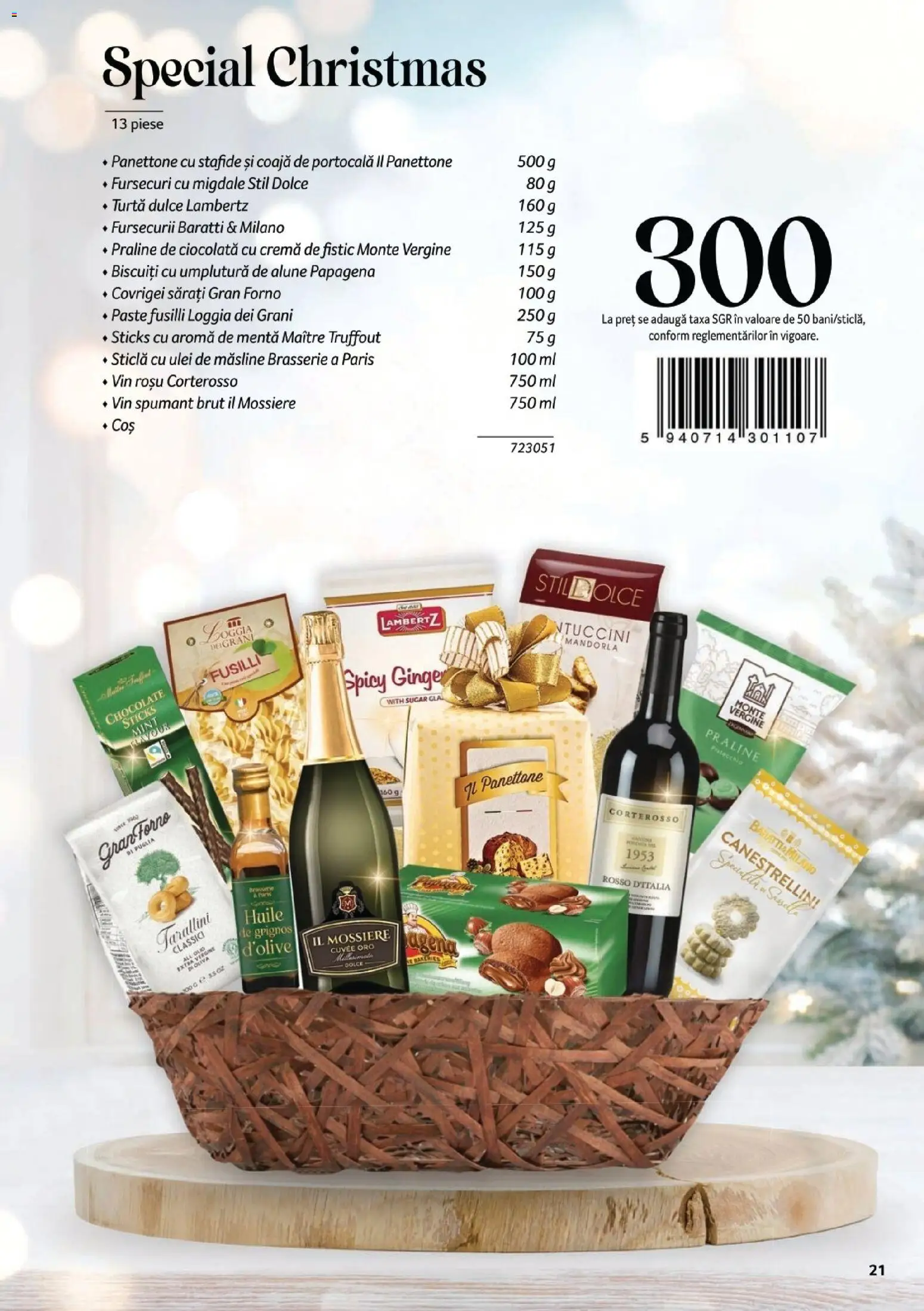 Catalog Selgros 7 Noiembrie - 30 Decembrie 2025 | Pagina 21 | Produse: Coș, Praline, Ulei, Stafide