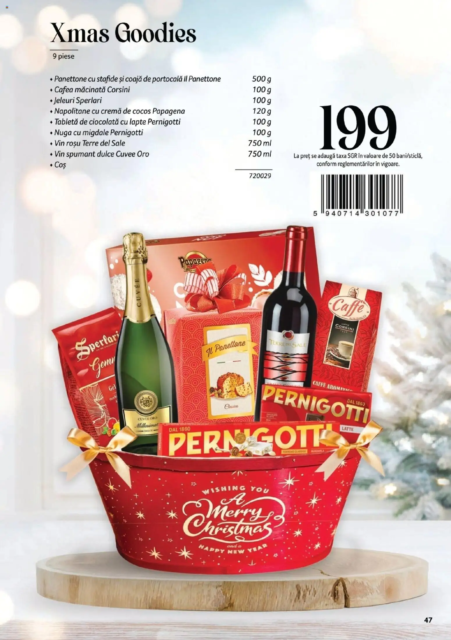 Catalog Selgros 7 Noiembrie - 30 Decembrie 2025 | Pagina 47 | Produse: Coș, Napolitane, Cafea, Stafide