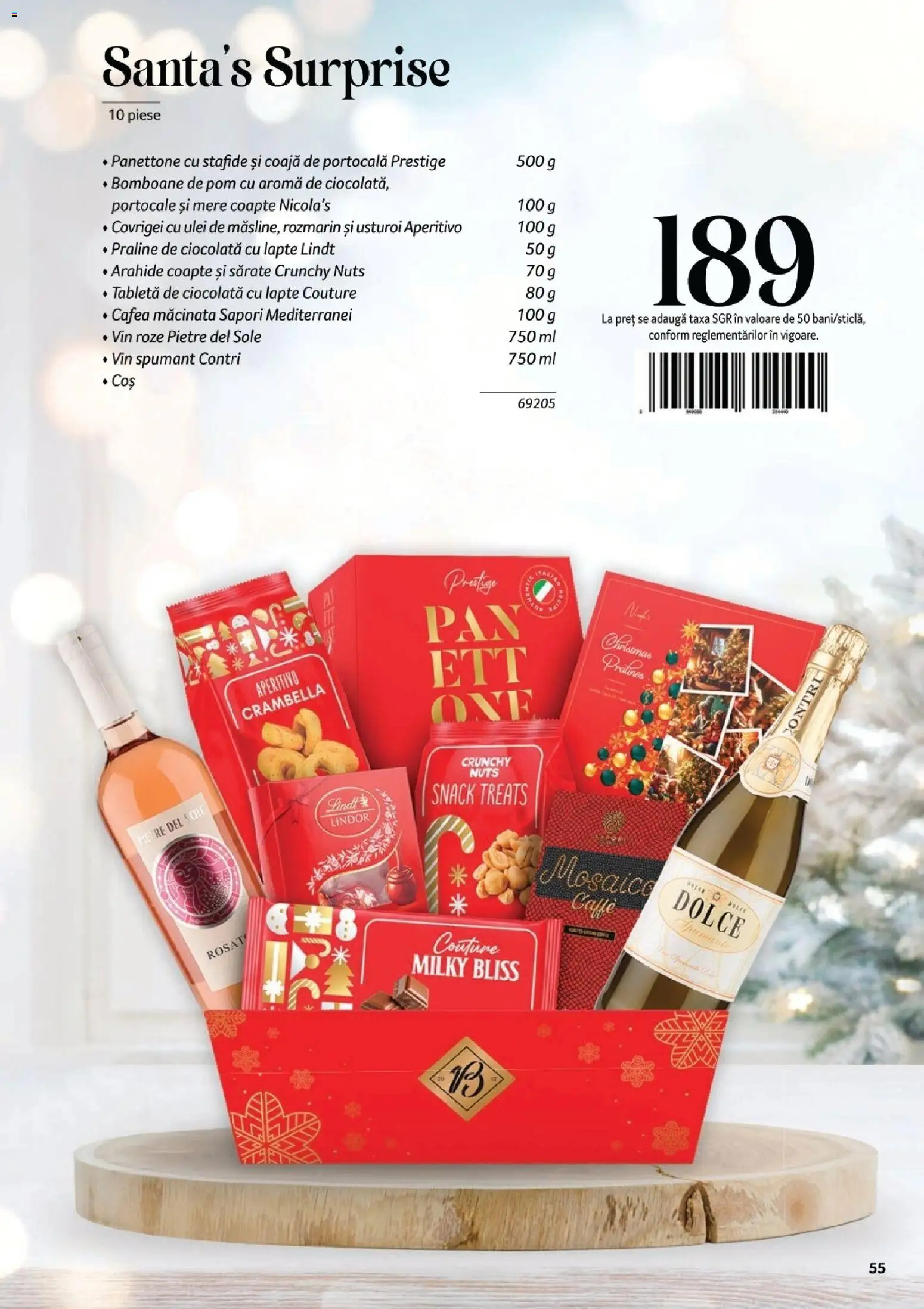 Catalog Selgros 7 Noiembrie - 30 Decembrie 2025 | Pagina 55 | Produse: Coș, Covrigei, Praline, Bomboane