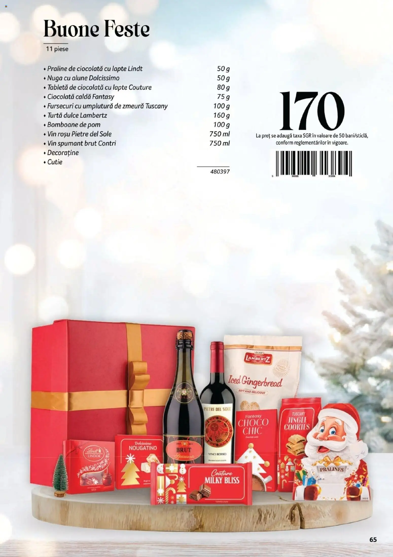 Catalog Selgros 7 Noiembrie - 30 Decembrie 2025 | Pagina 65 | Produse: Praline, Ciocolată, Vin, Turtă dulce