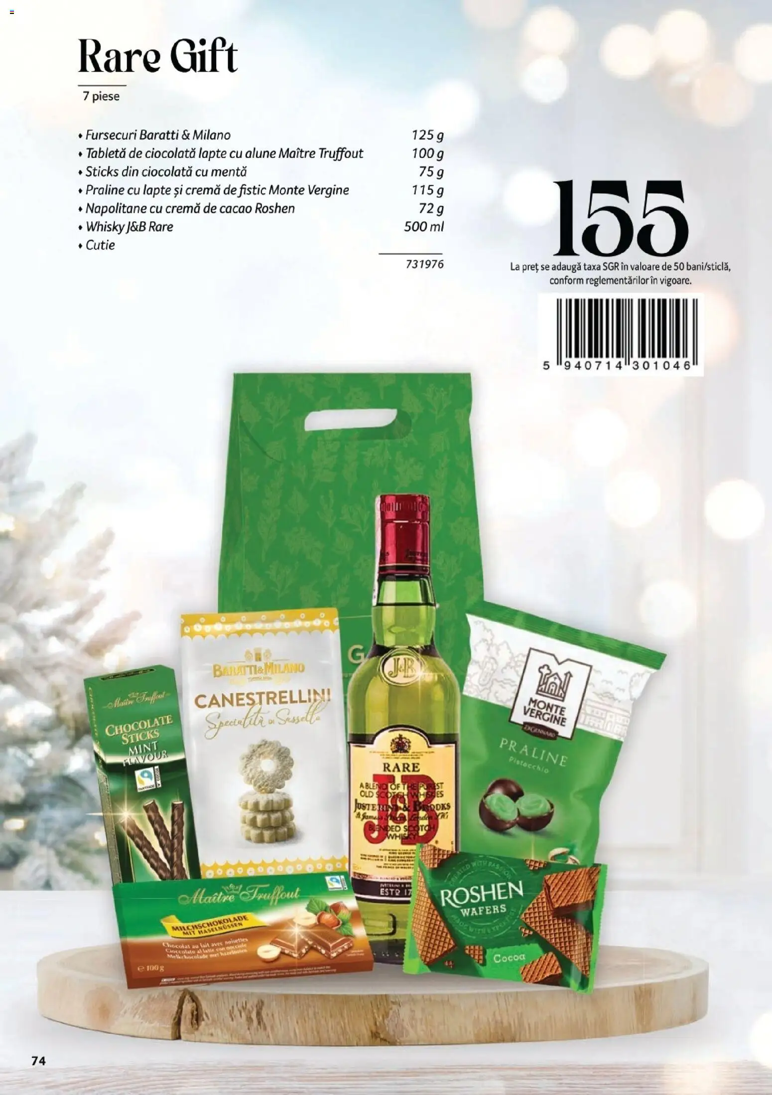 Catalog Selgros 7 Noiembrie - 30 Decembrie 2025 | Pagina 74 | Produse: Napolitane, Praline, Cremă, Cacao