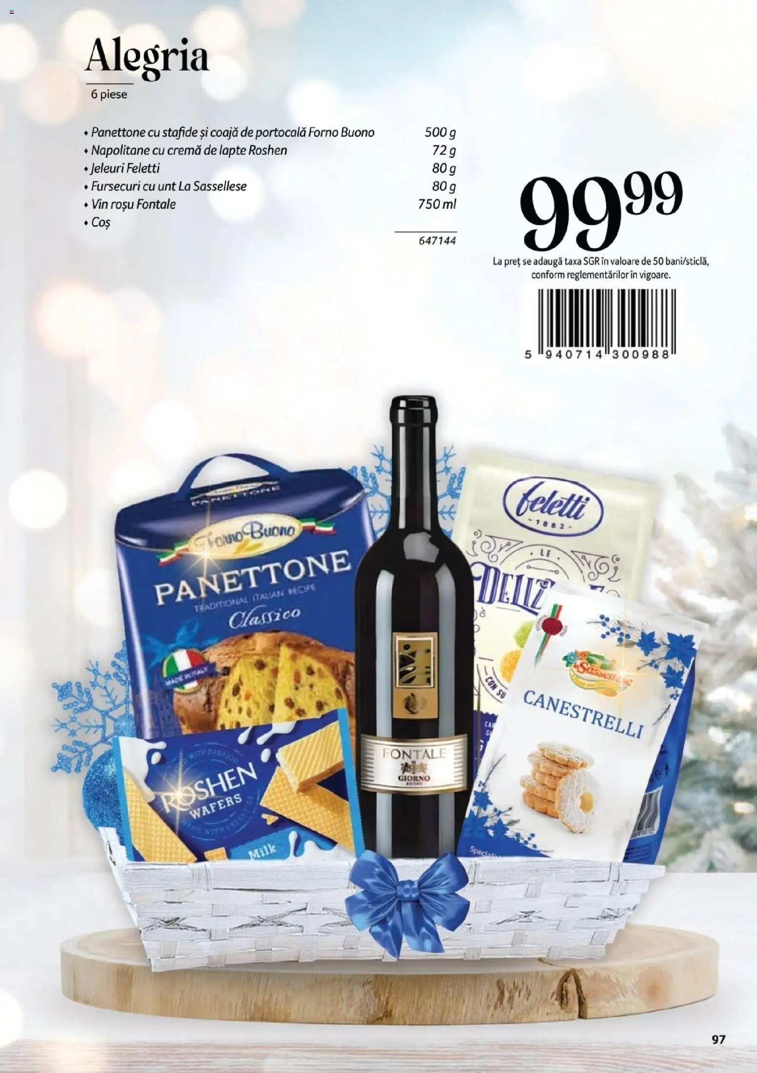 Catalog Selgros 7 Noiembrie - 30 Decembrie 2025 | Pagina 97 | Produse: Unt, Cremă, Vin, Jeleuri