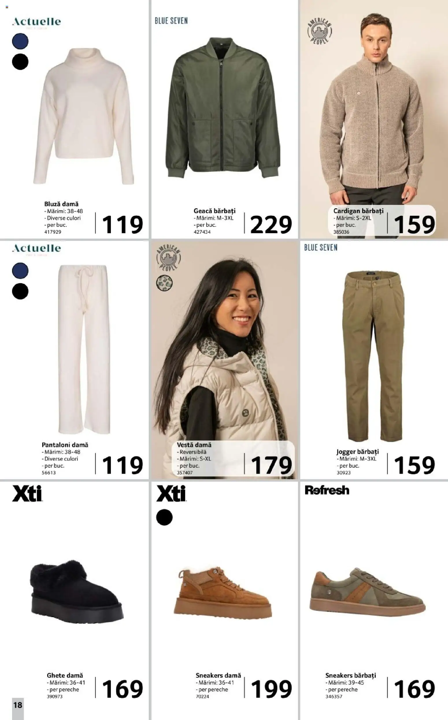 Catalog Selgros 31 Octombrie - 12 Noiembrie 2025 | Pagina 18 | Produse: Bluză, Vestă, Pantaloni, Ghete