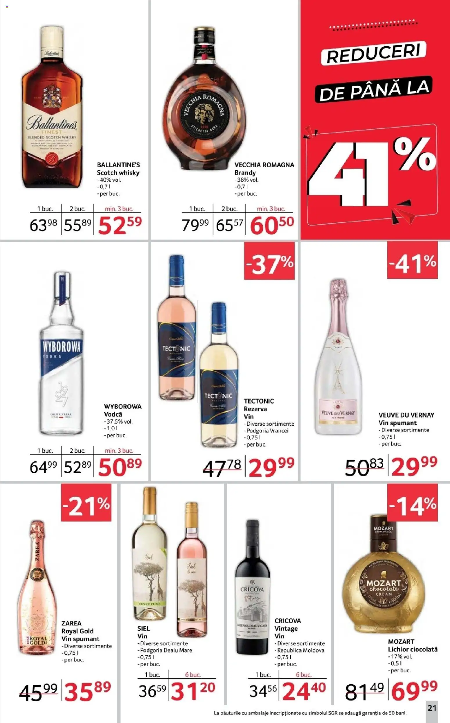 Catalog Selgros 31 Octombrie - 12 Noiembrie 2025 | Pagina 21 | Produse: Su ısıtıcı, Lichior, Ciocolată, Vin