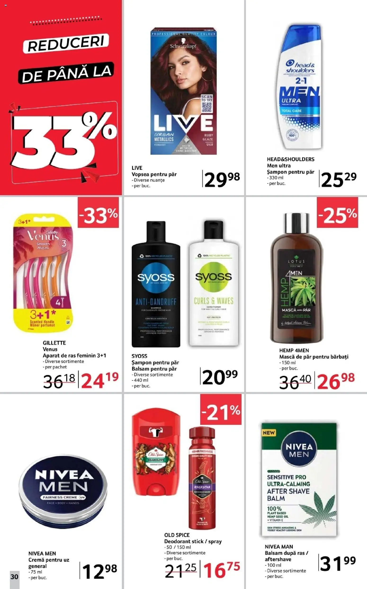 Catalog Selgros 31 Octombrie - 12 Noiembrie 2025 | Pagina 30 | Produse: Aparat De Ras, Vopsea, Șampon, Mască de păr