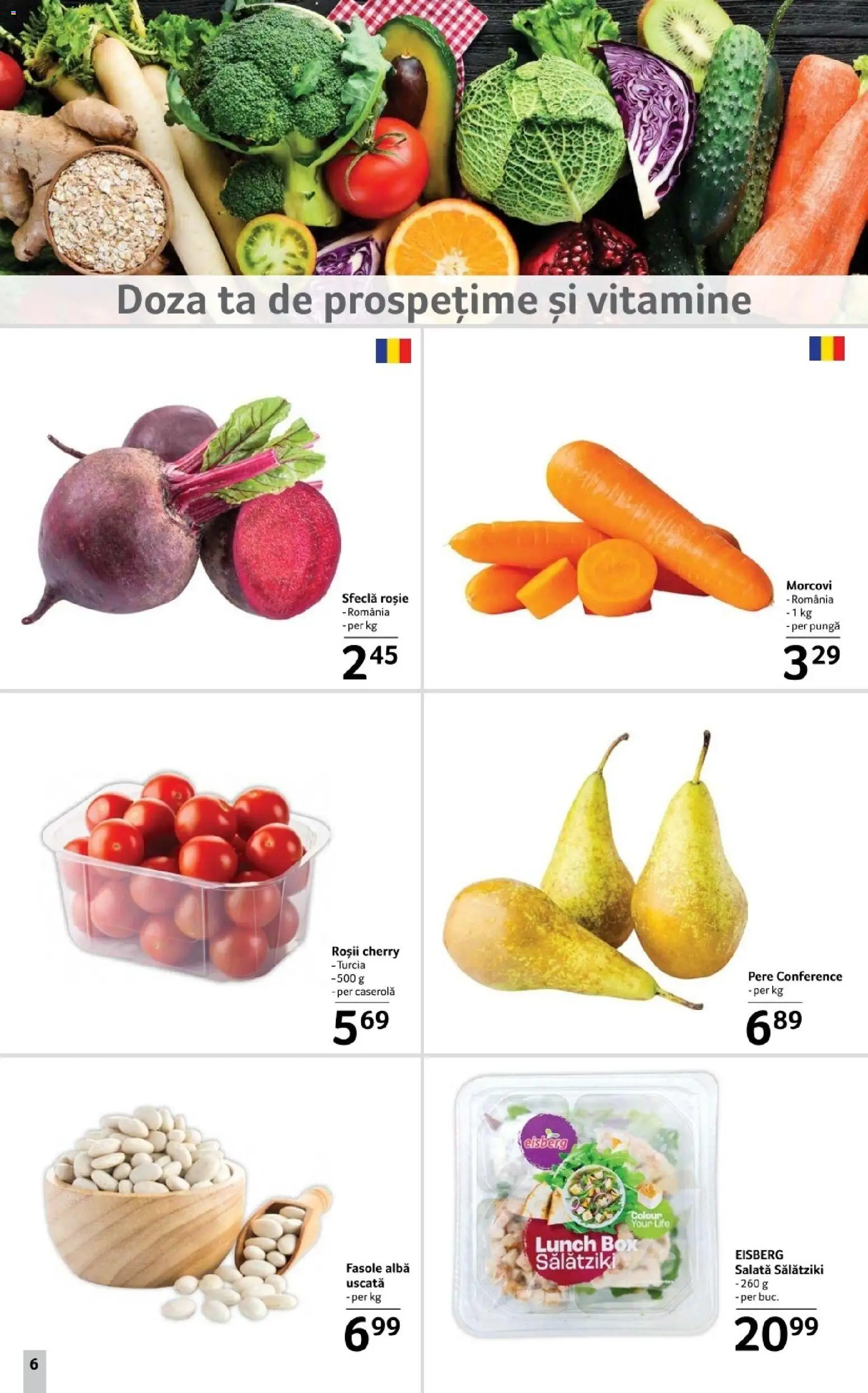 Catalog Selgros 31 Octombrie - 12 Noiembrie 2025 | Pagina 6 | Produse: Pungă, Salată, Fasole albă, Sfeclă