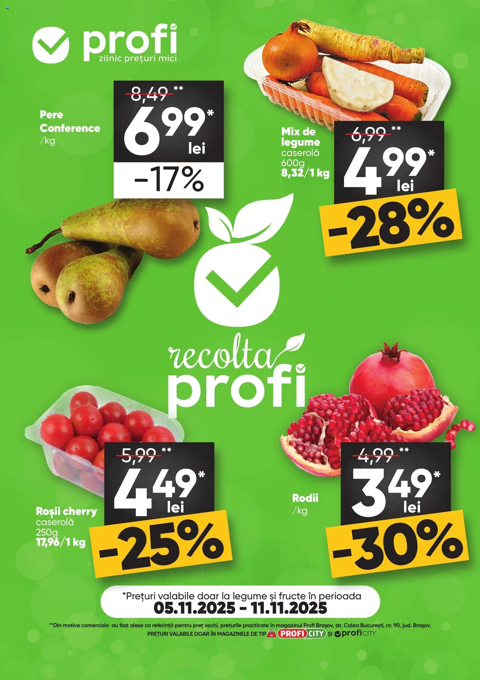 Catalog Profi 5 - 10 Noiembrie 2025 | Pagina 1 | Produse: Mici, Roșii, Legume, Fructe