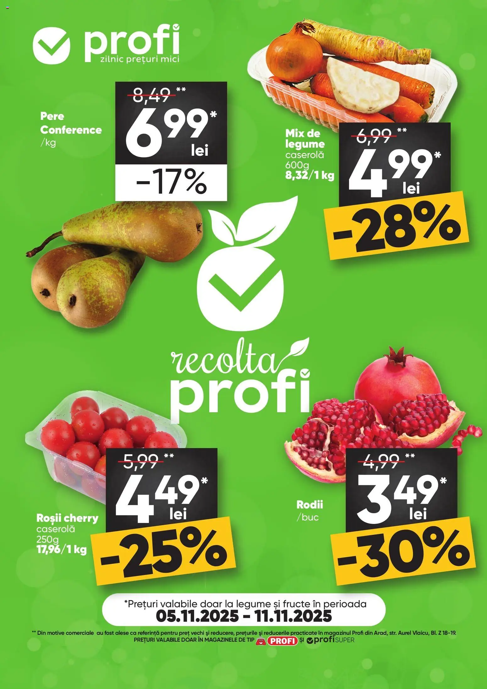 Catalog Profi 5 - 10 Noiembrie 2025 | Pagina 1 | Produse: Mici, Roșii, Legume, Fructe