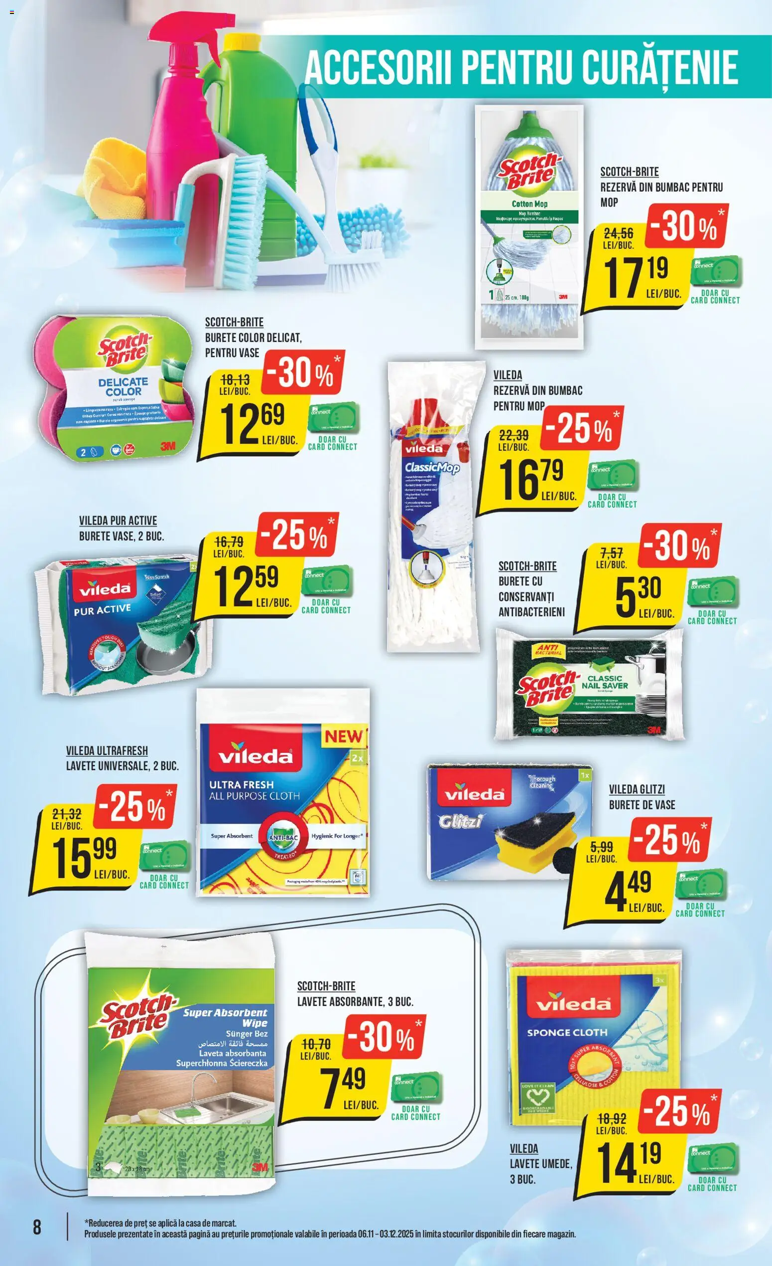 Catalog Mega Image 6 Noiembrie - 2 Decembrie 2025 | Pagina 8 | Produse: Pomelo, Scrub, Mop, Burete