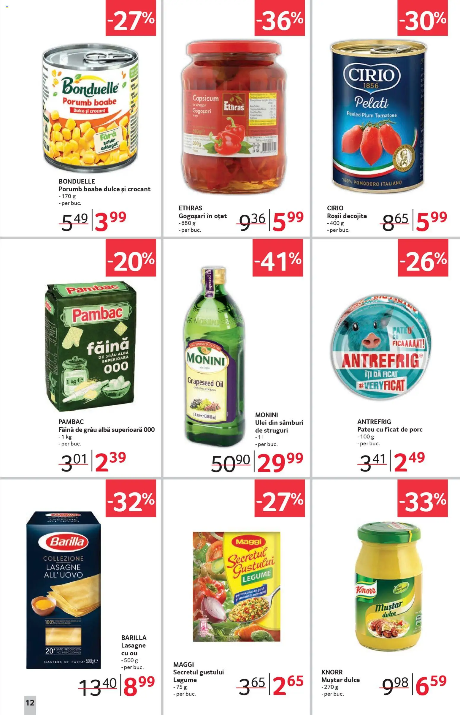 Catalog Selgros 31 Octombrie - 12 Noiembrie 2025 | Pagina 12 | Produse: Ulei, Porumb, Legume, Zahăr