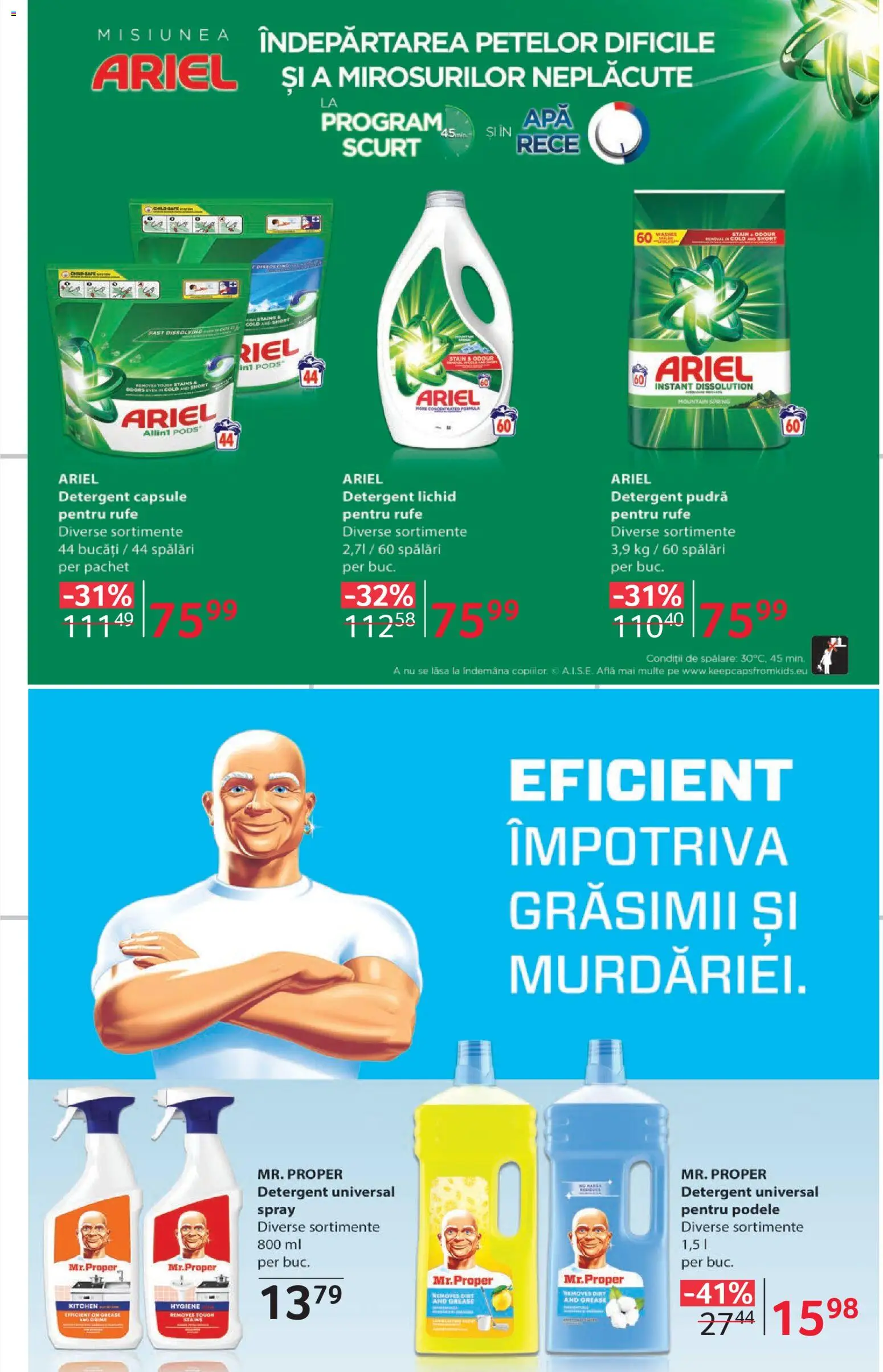 Catalog Selgros 31 Octombrie - 12 Noiembrie 2025 | Pagina 16 | Produse: Pudră, Detergent, Îndepărtarea petelor