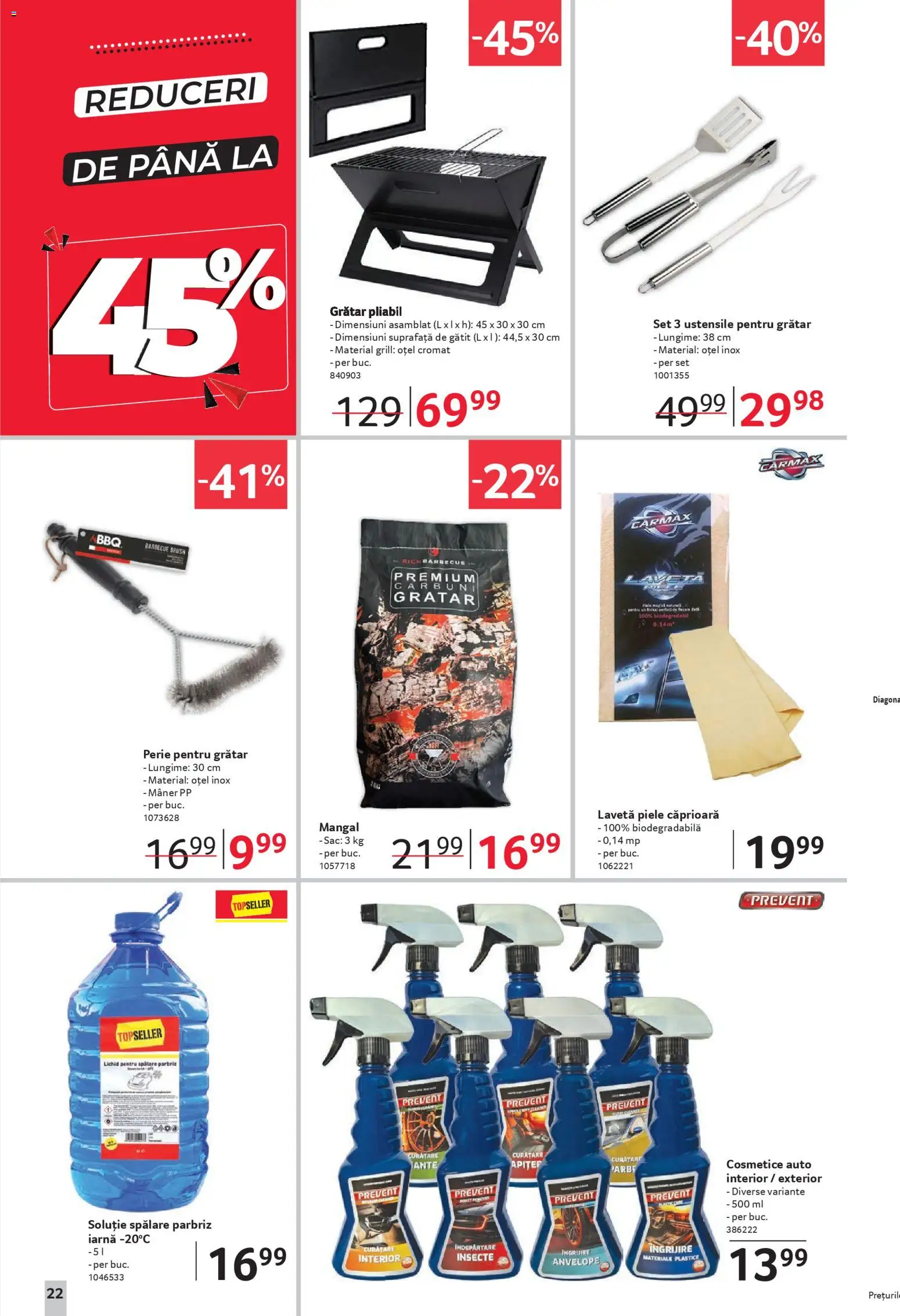 Catalog Selgros 31 Octombrie - 12 Noiembrie 2025 | Pagina 22 | Produse: Grill, Grătar, Mâner, Perie