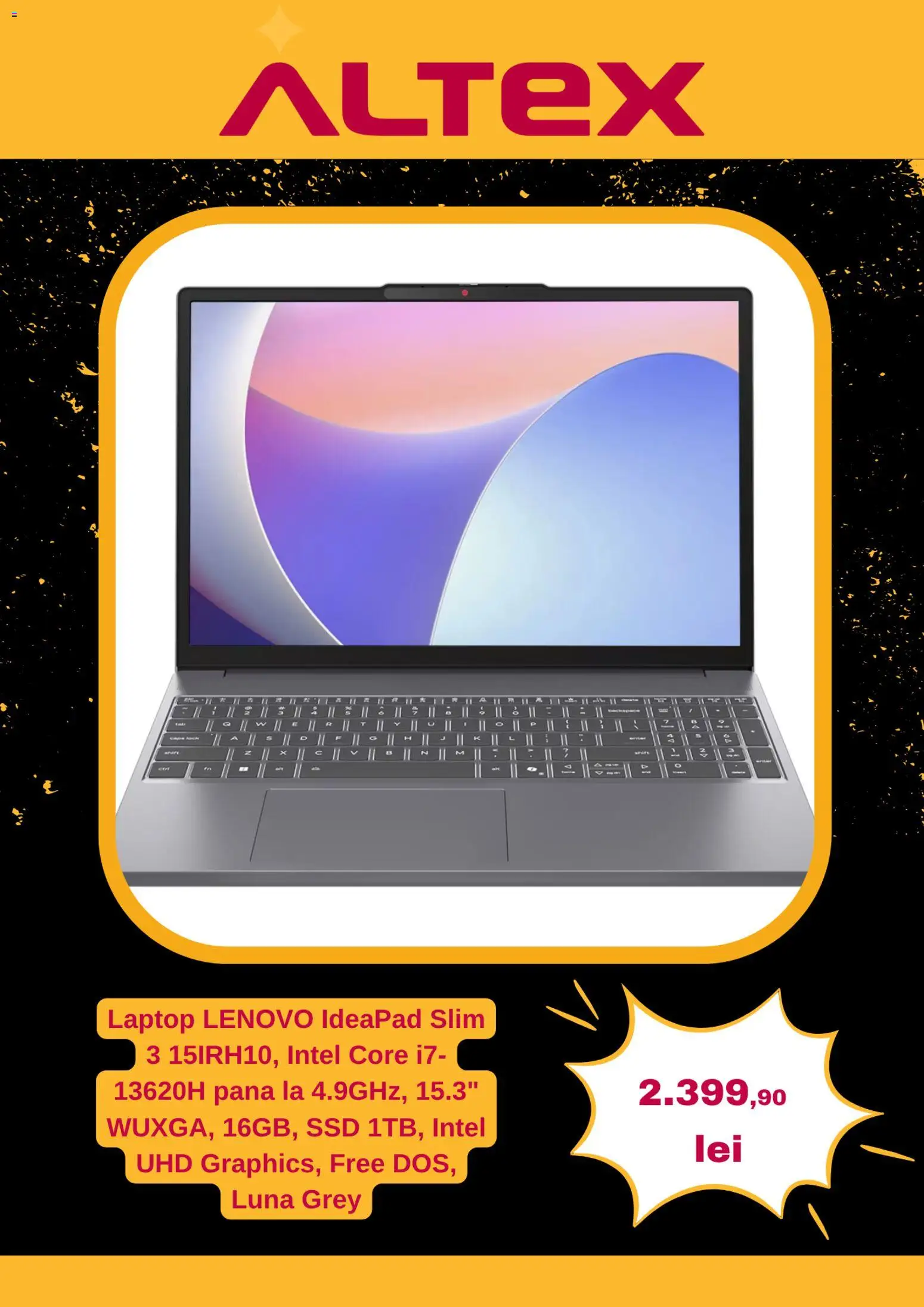 Catalog Altex 6 - 11 Noiembrie 2025 | Pagina 3 | Produse: Laptop