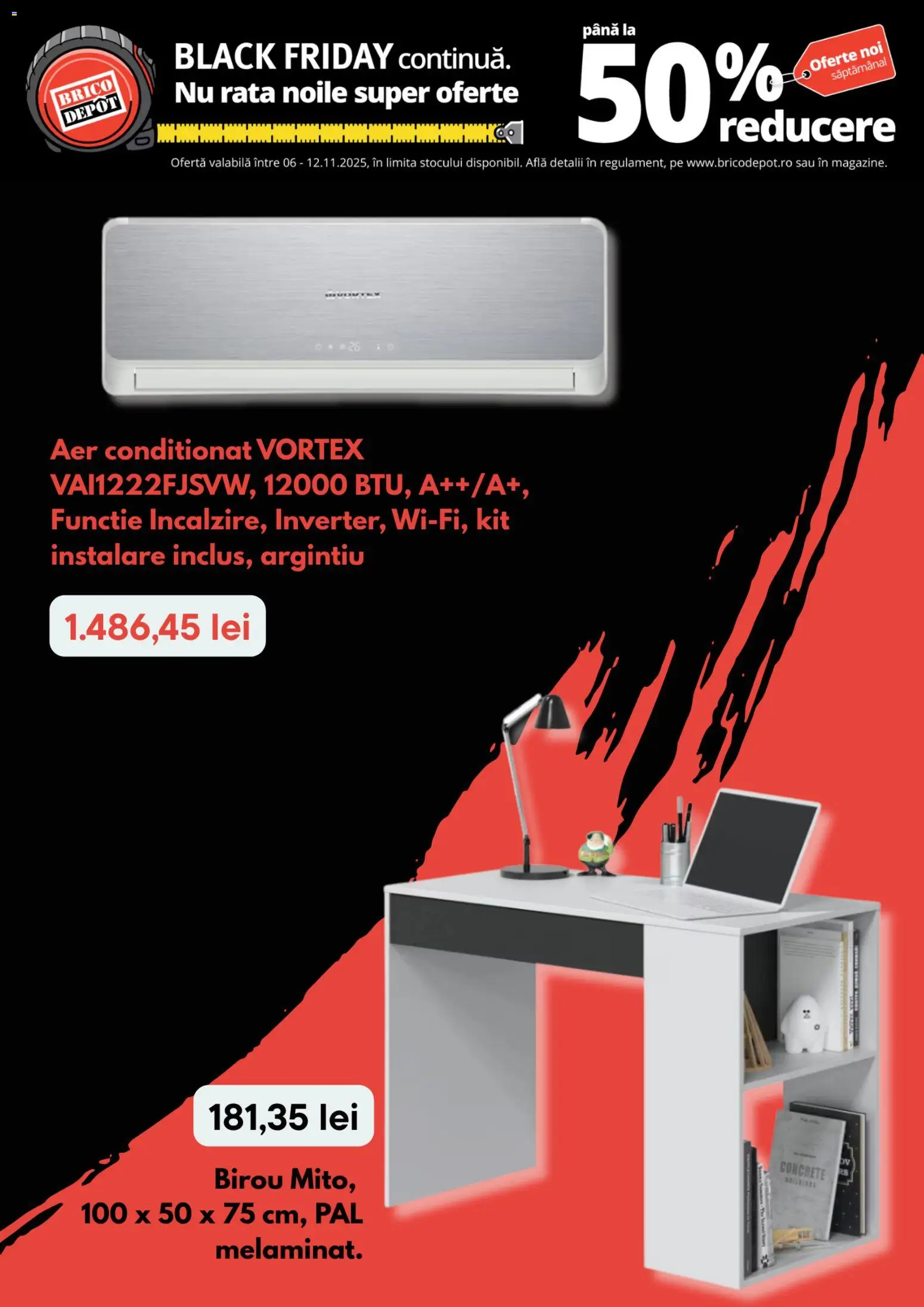 Catalog Brico Depot 6 - 11 Noiembrie 2025 | Pagina 5 | Produse: Aer Condiționat, Çikolatalı gofret, Rață